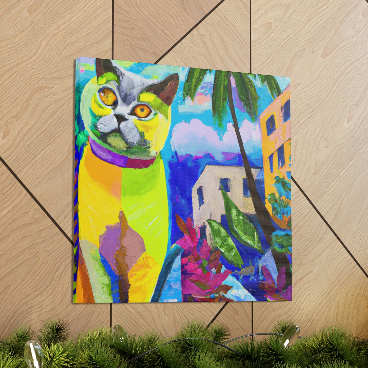 Purrful British Shorthair - Canvas