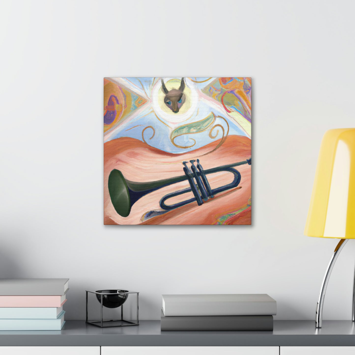 "Harmonious Trumpet Dreaming" - Canvas