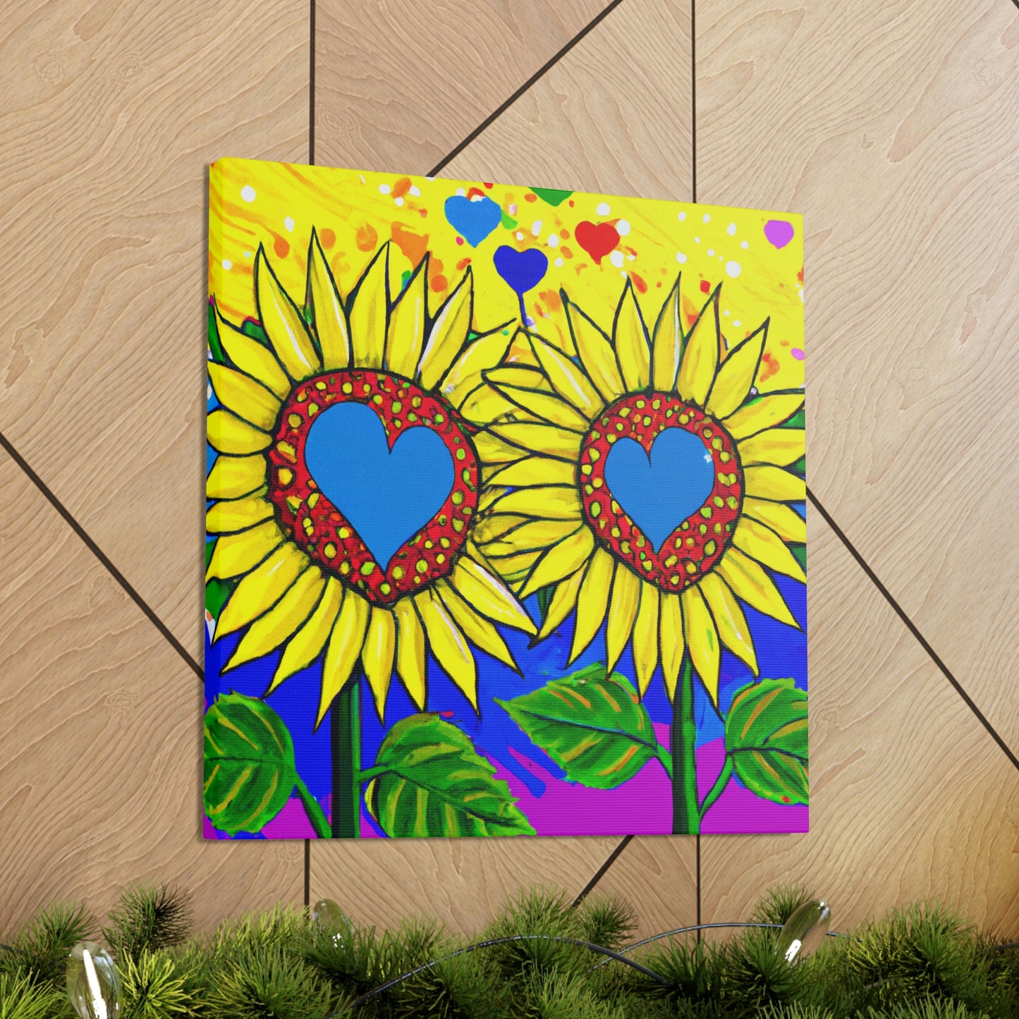 Love in Sunflowers - Canvas