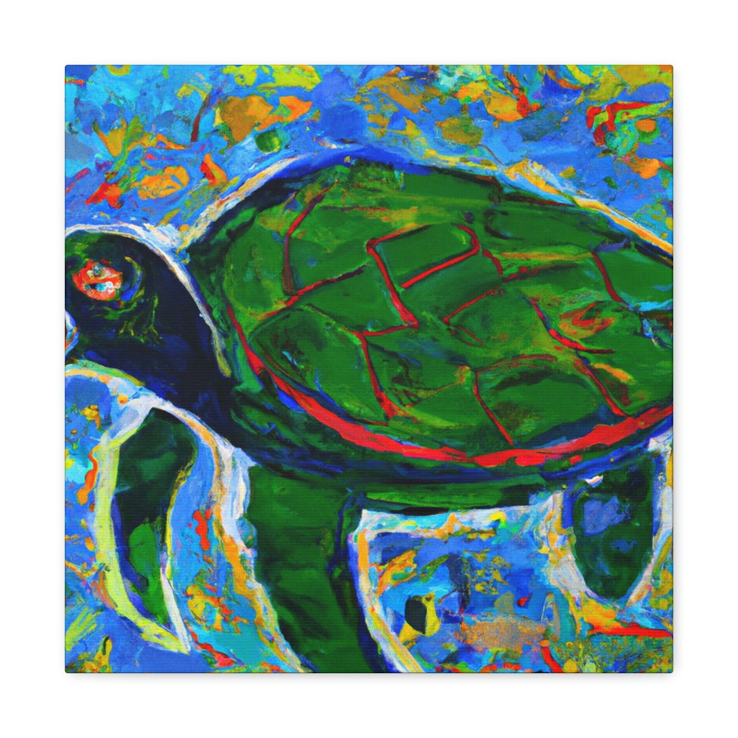 "Sea Turtle Emergence" - Canvas