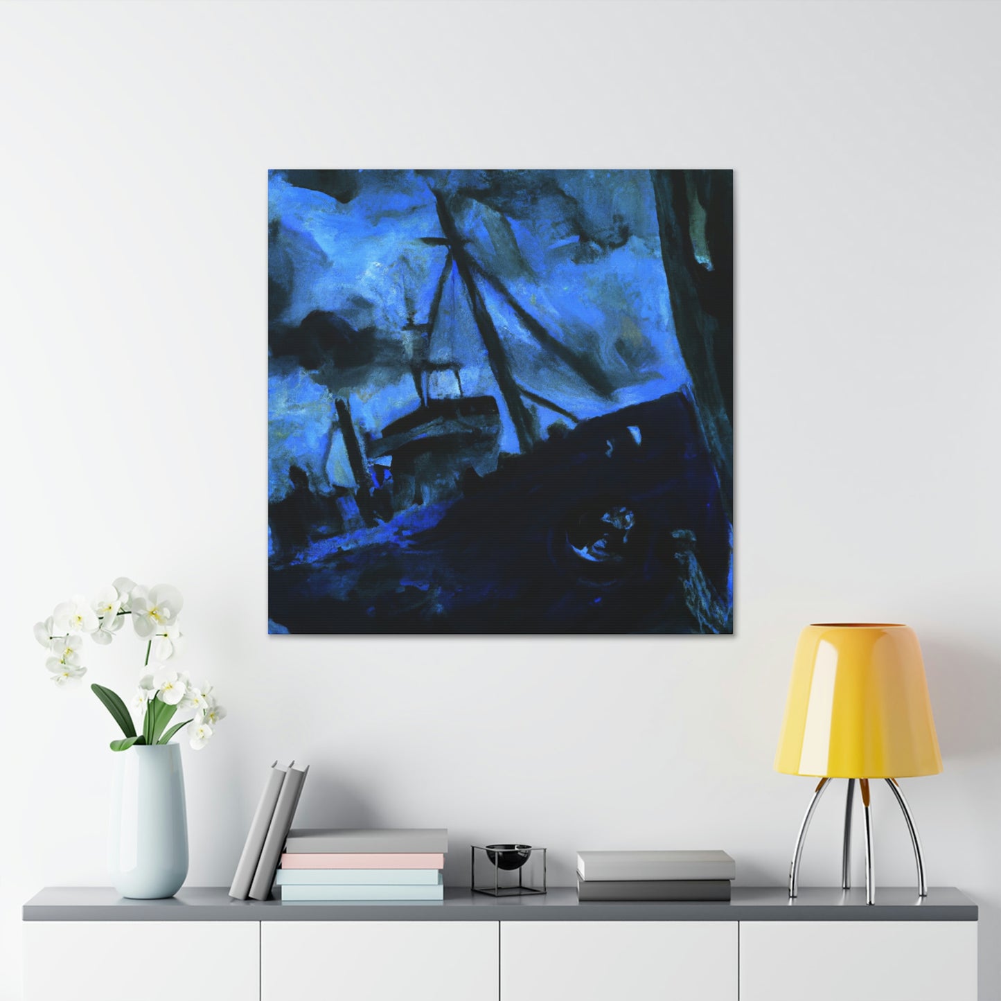 "Sea and Sails Afloat" - Canvas