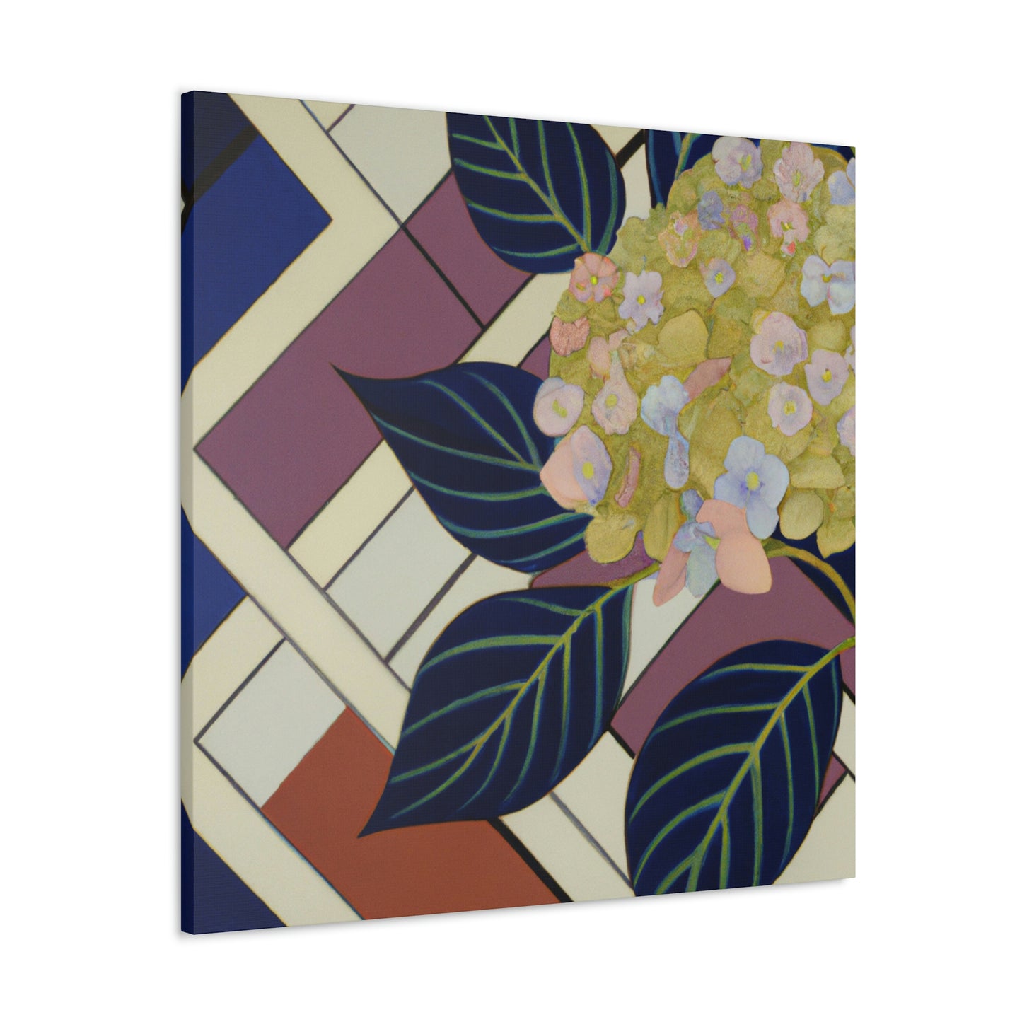 "Hydrangea Deco Dream" - Canvas