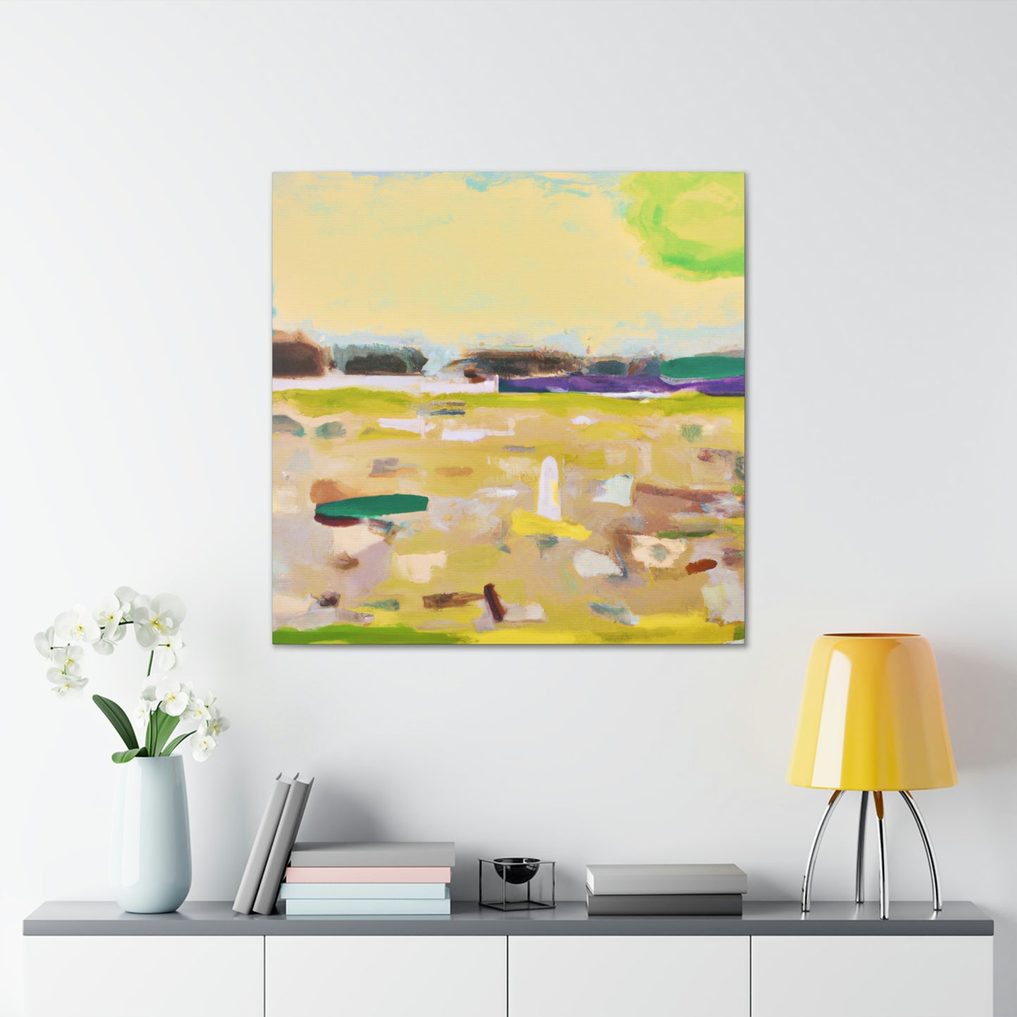 Bay Blissful Abstraction - Canvas