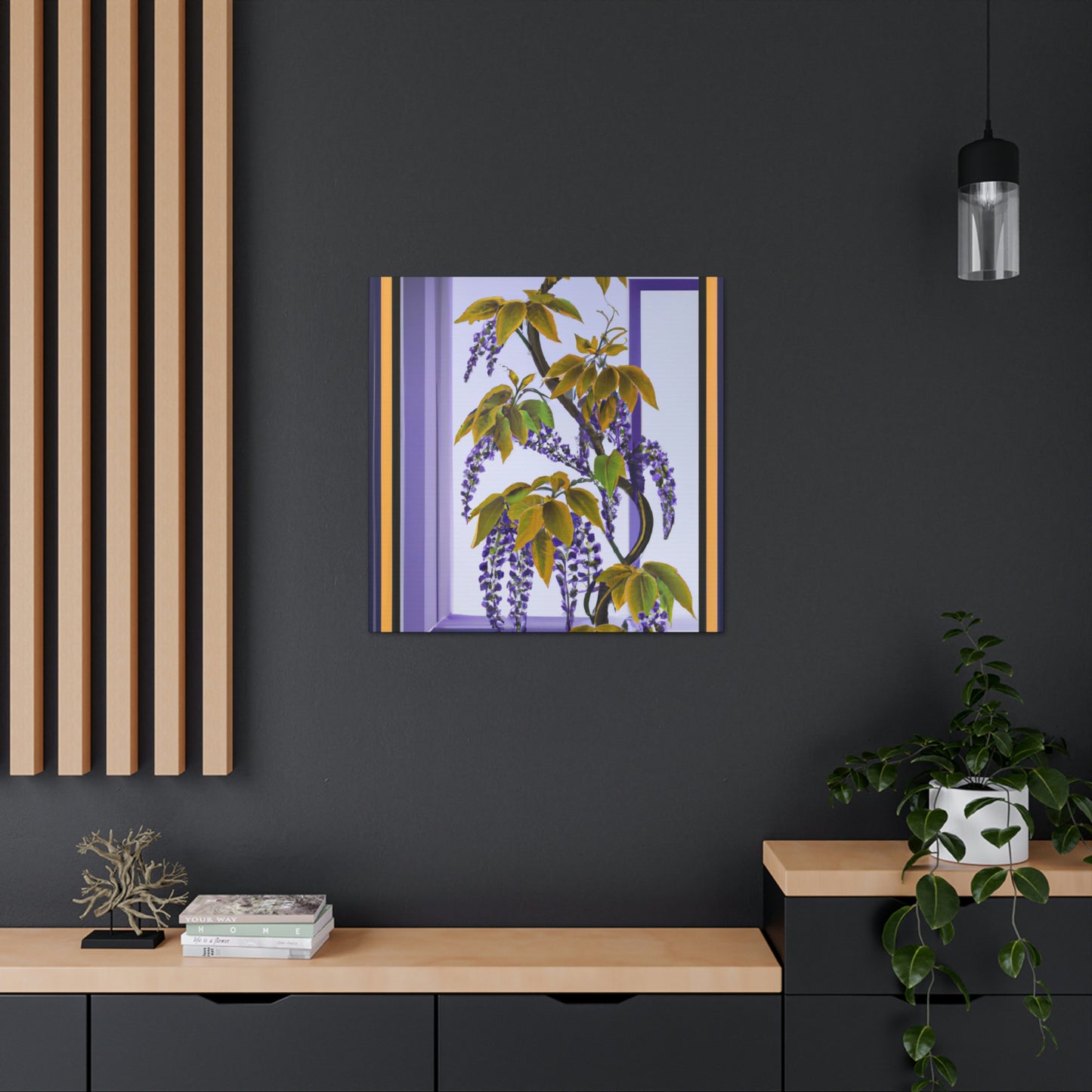 "Wisteria Illusion Splendor" - Canvas