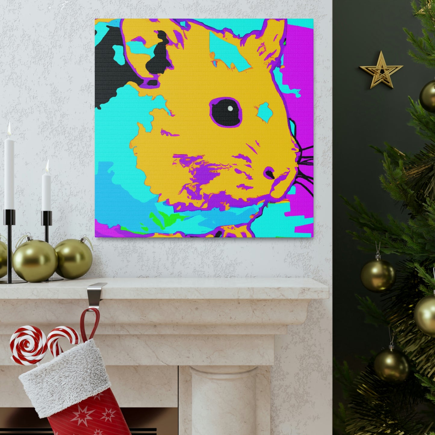 Hamsters in Minimalism - Canvas