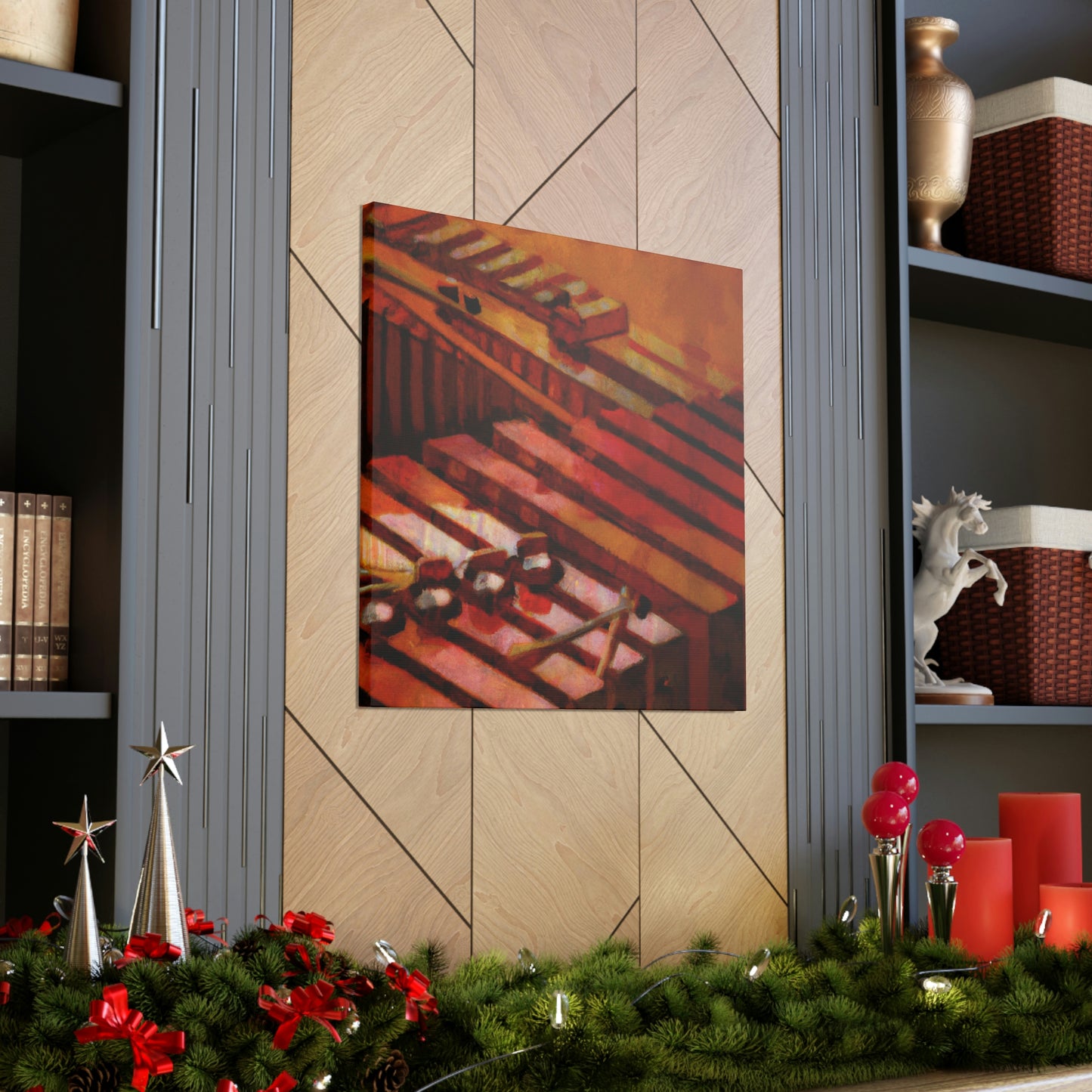 Xylophone in Deco Style - Canvas