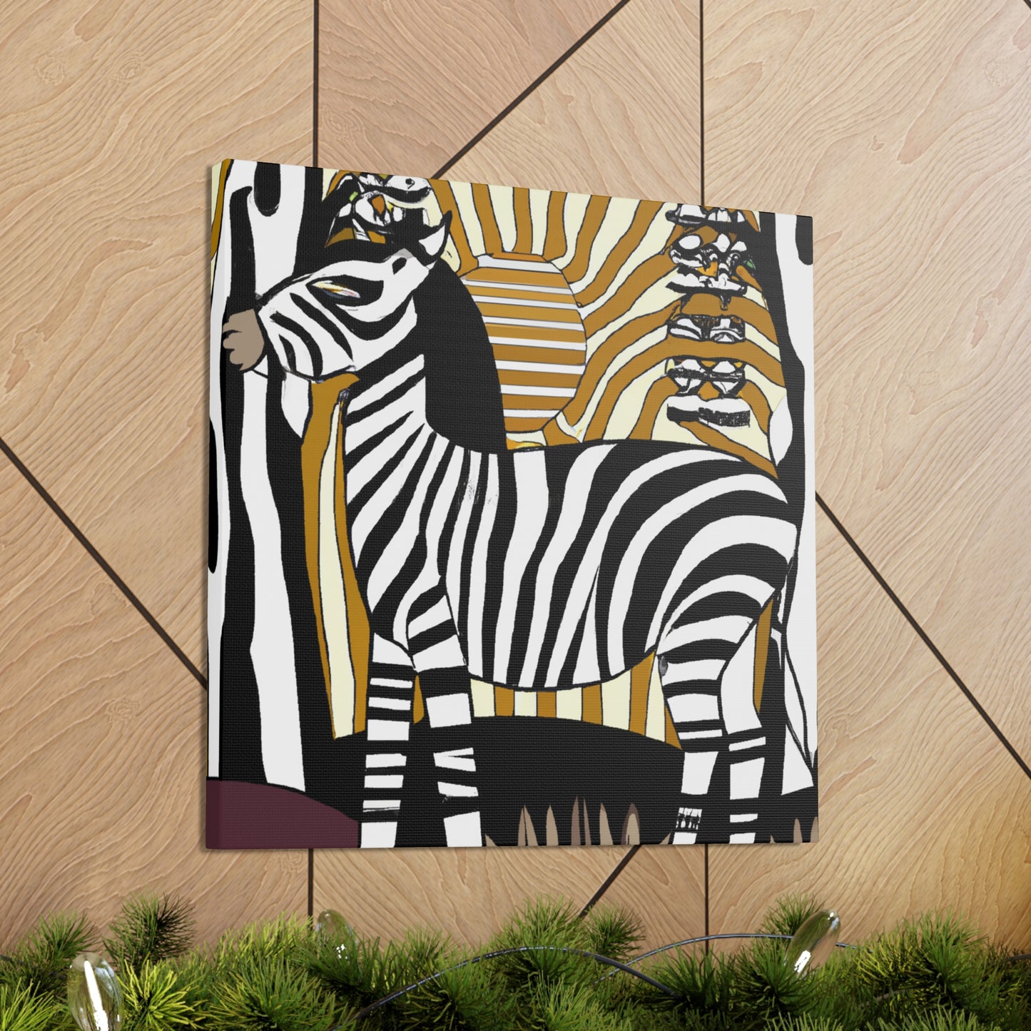 "Zebra's Glorious Strides" - Canvas