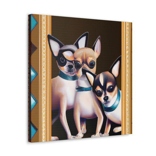 "Chihuahua- Art Deco Dream" - Canvas