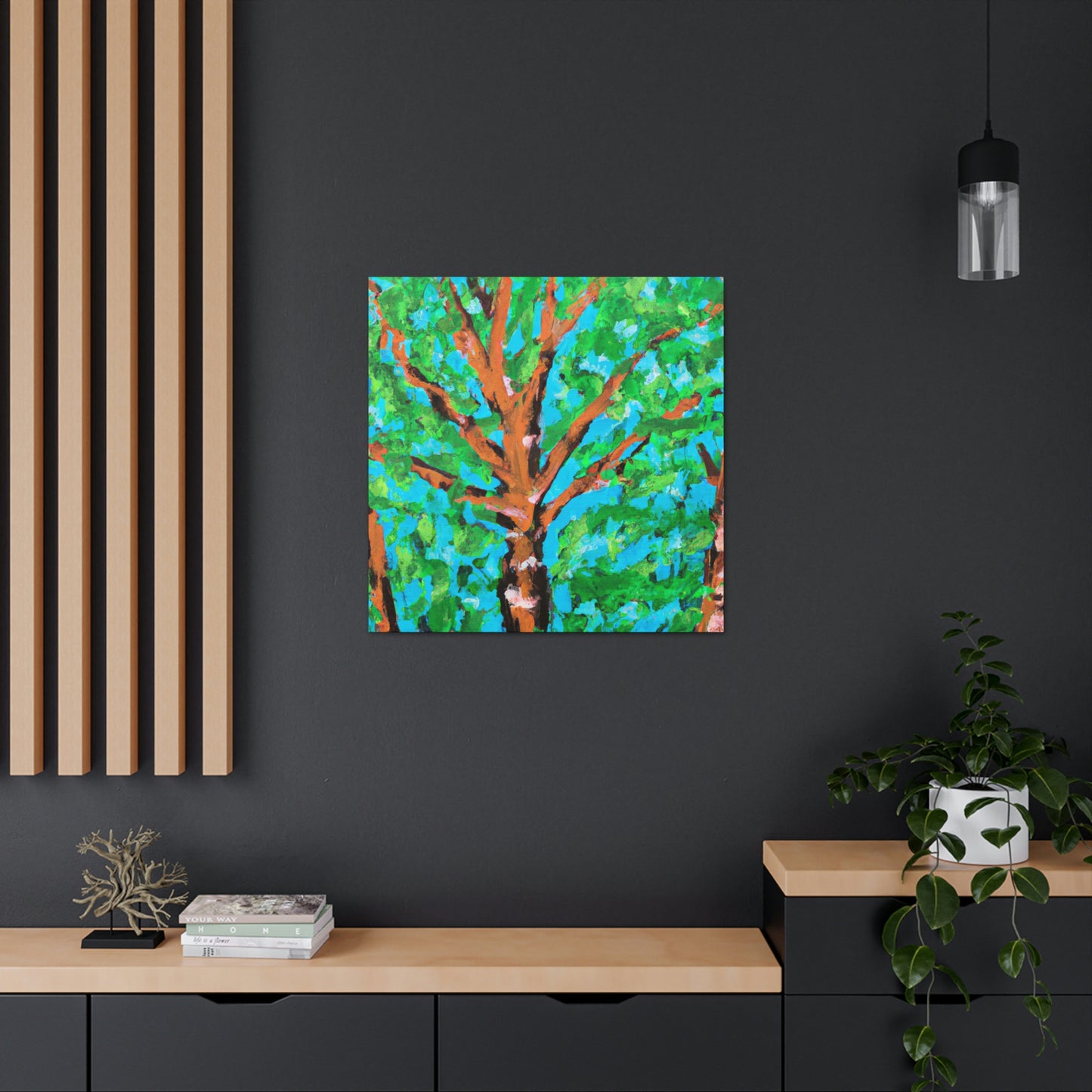 Beech Tree Expressionism - Canvas