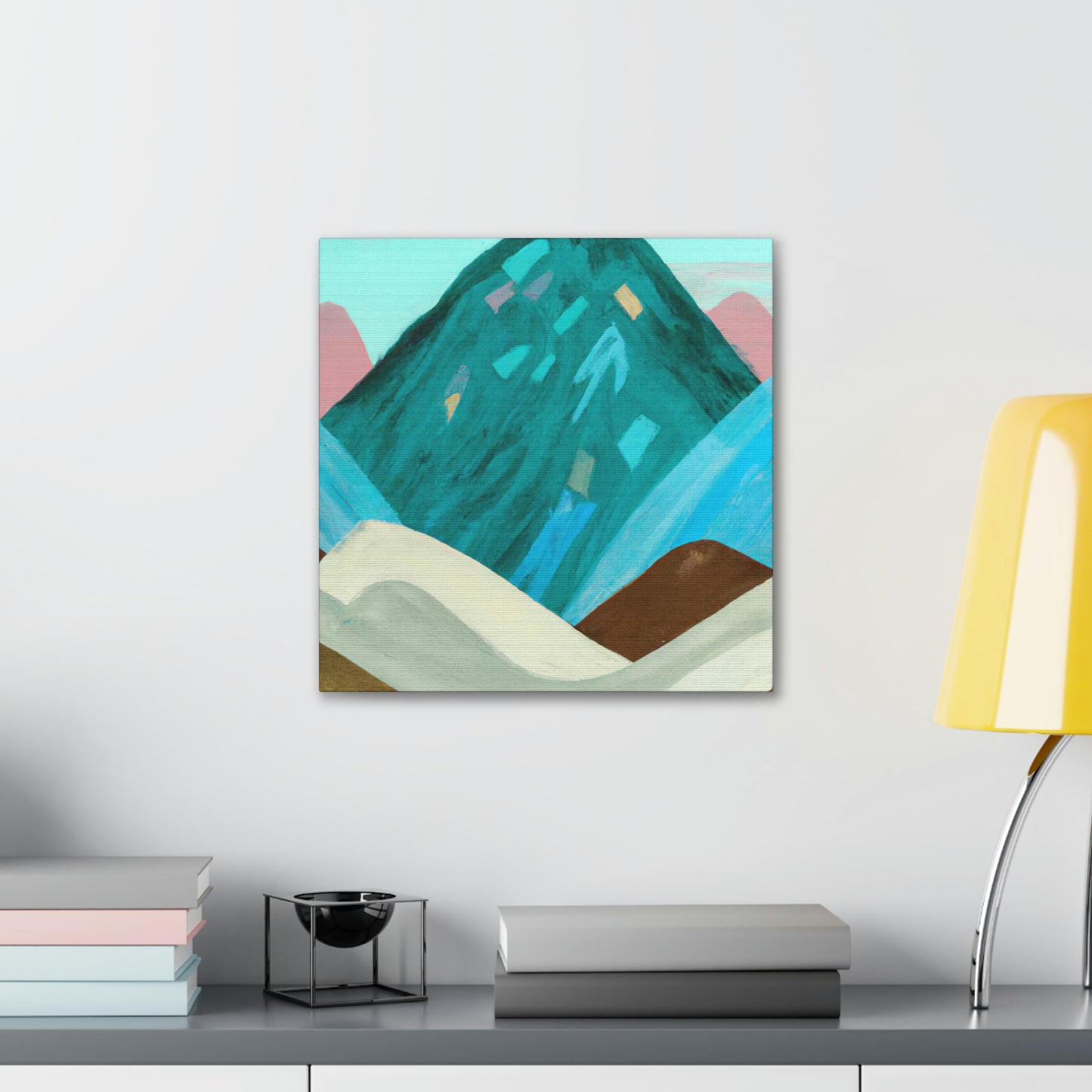 "Mountain Stillness Peaceful" - Canvas