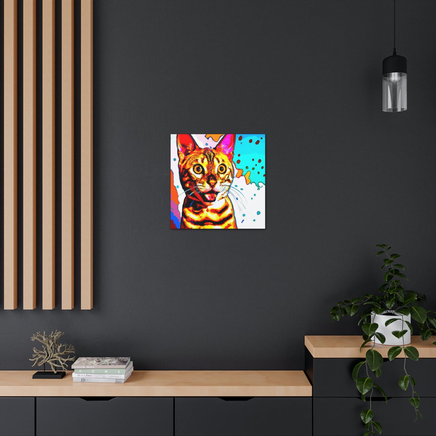 Bengal in Pop Art - Canvas