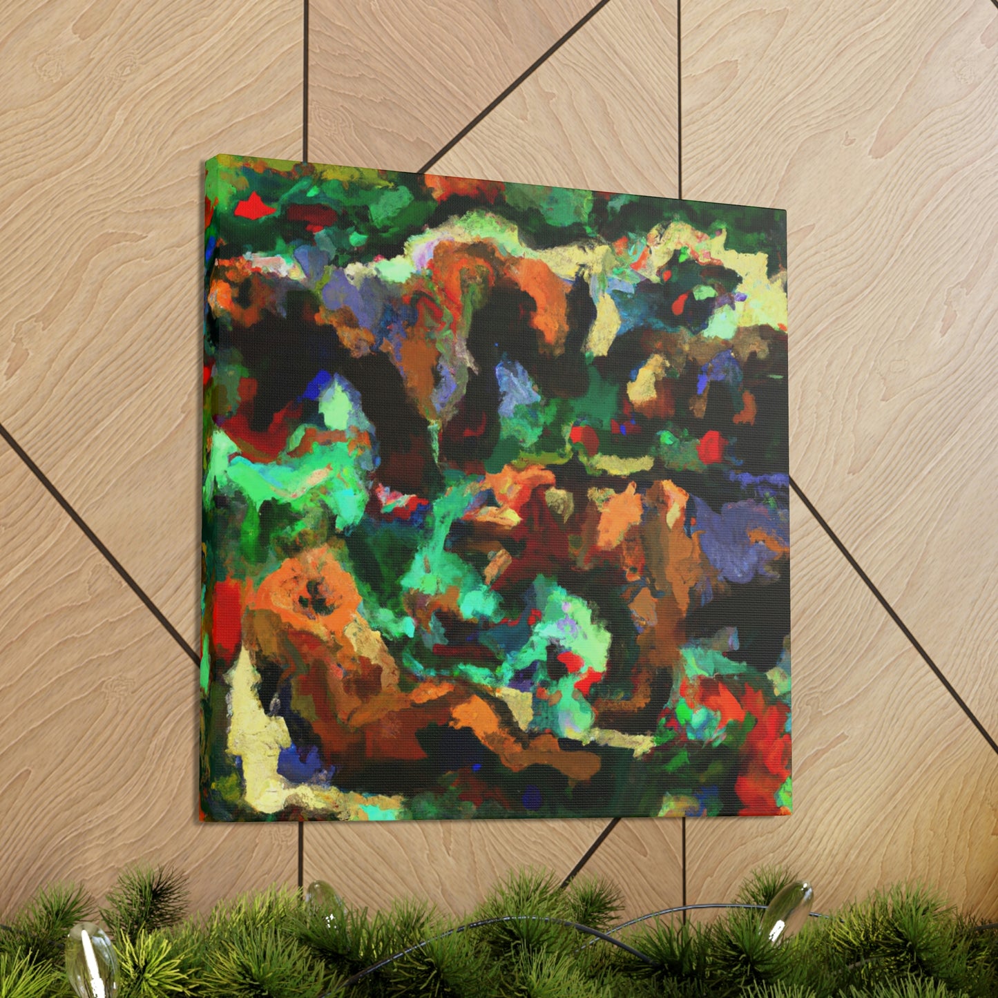 Grizzly Bears Abstraction - Canvas