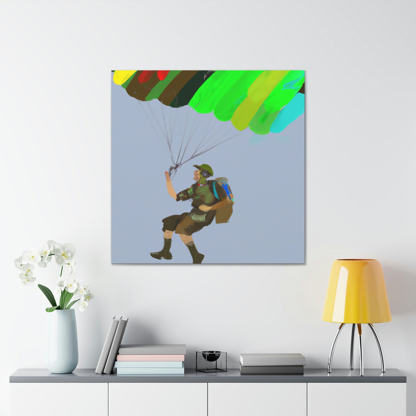 Paratrooper Fauvism Joy - Canvas