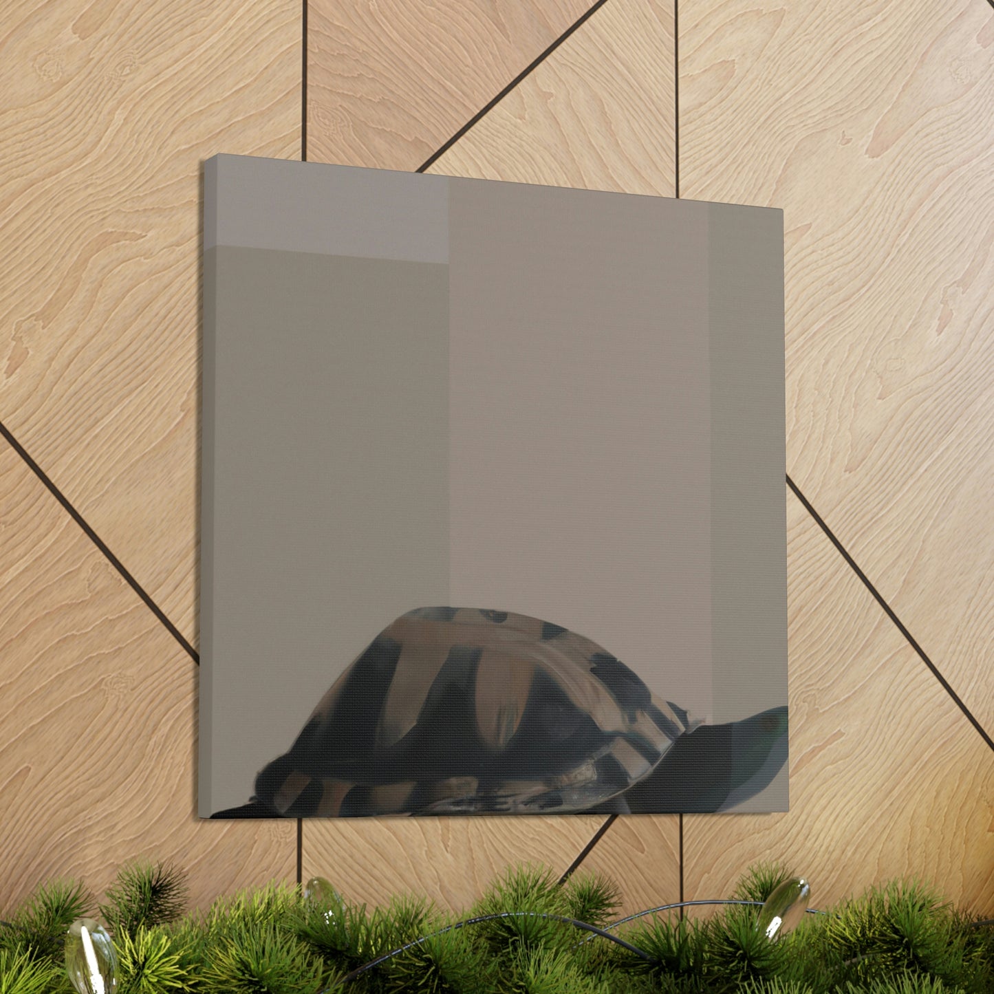 "Box Turtle Reflection" - Canvas