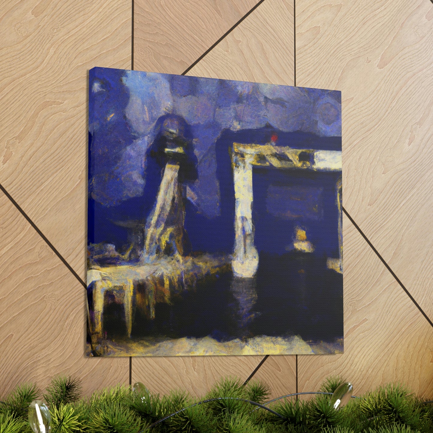 Pier in Expressionism - Canvas