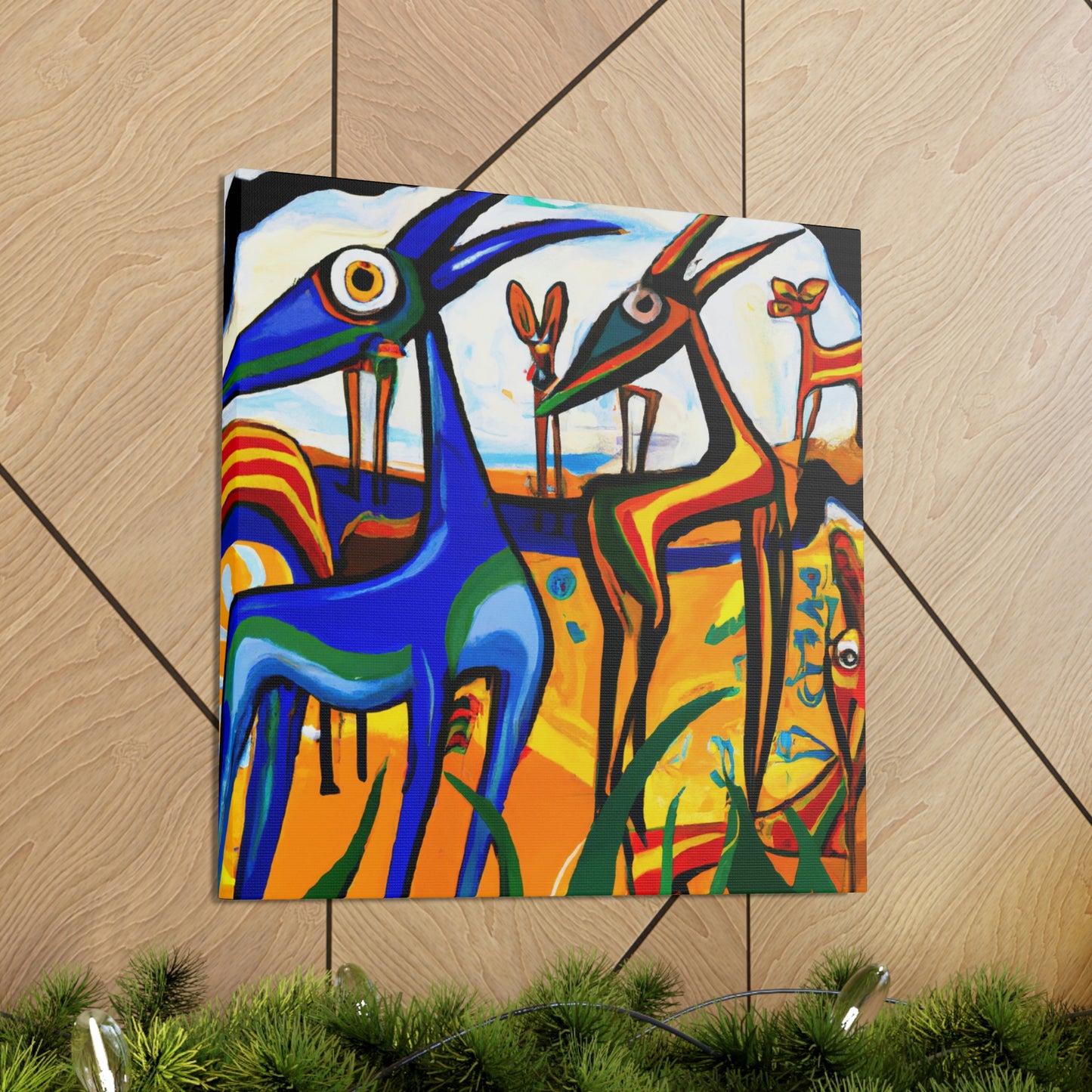 Gazelle in Golden Noon - Canvas