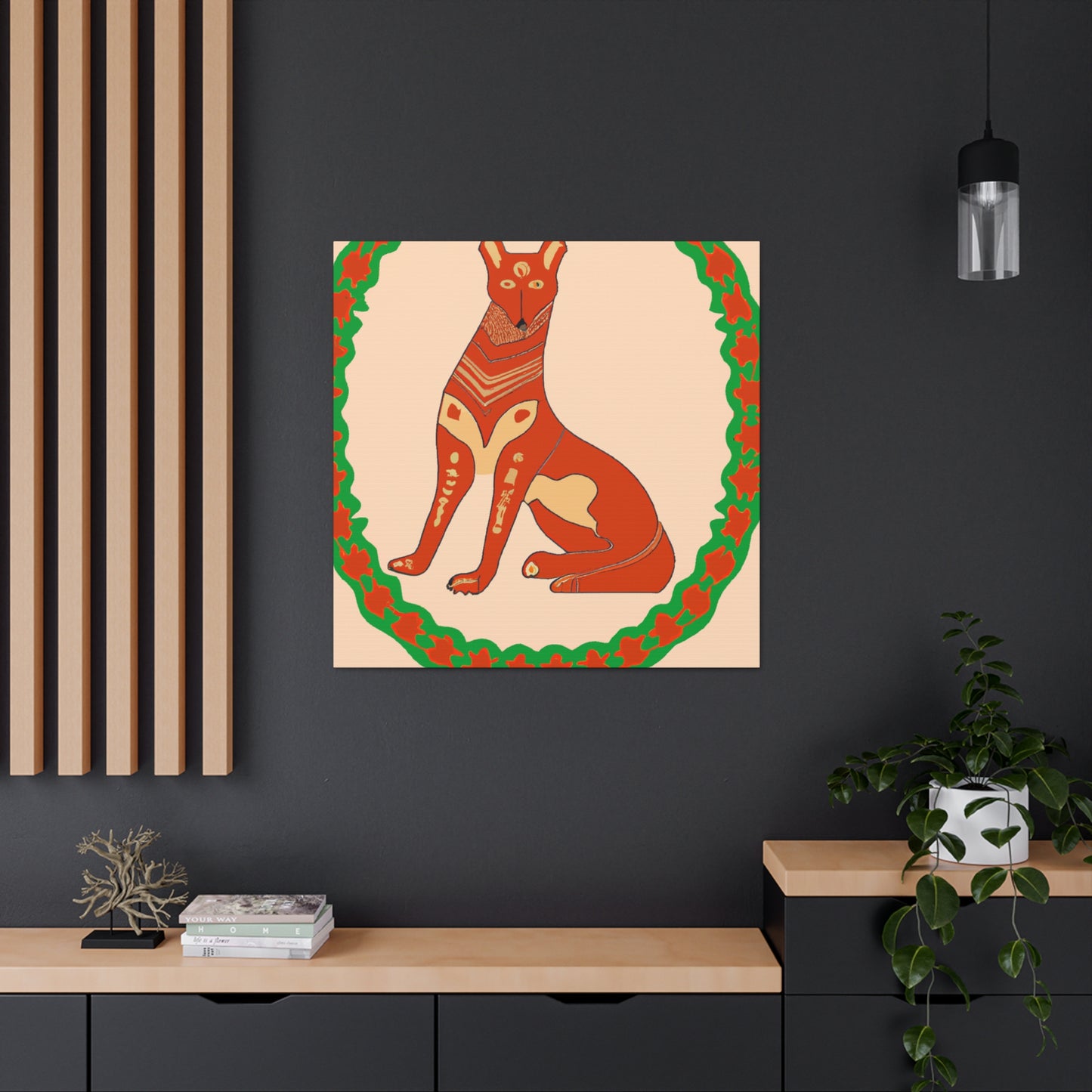 "Dhole Reflected Opulence" - Canvas