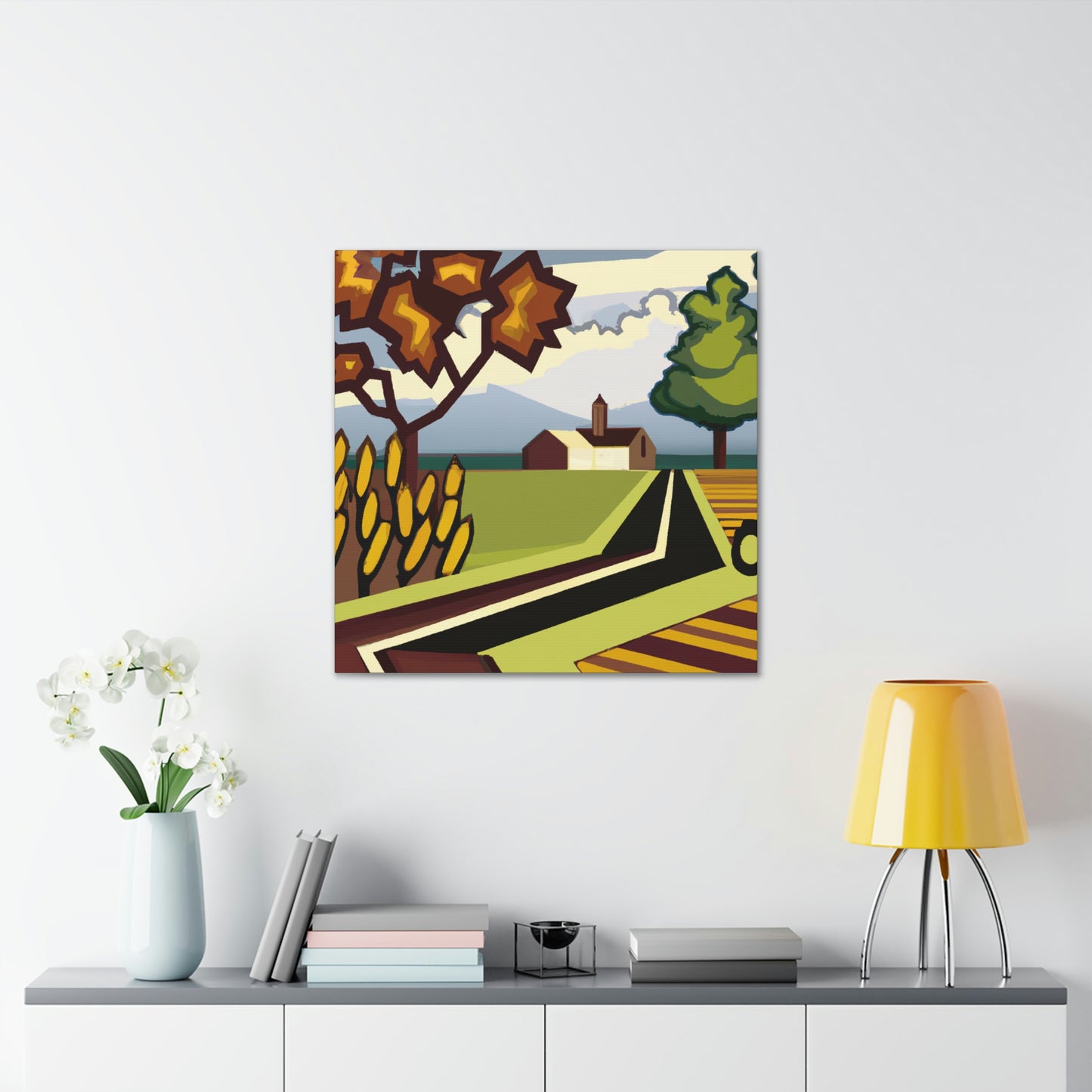 "Country Road Riviera Bliss" - Canvas