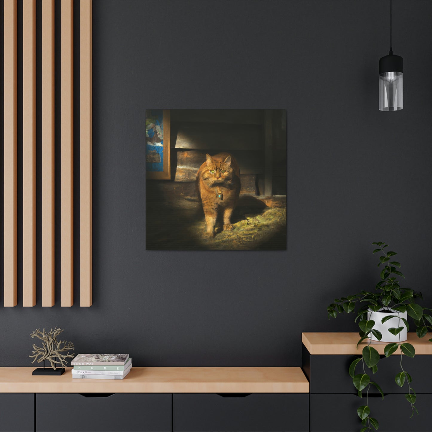 Purr of the Barn - Canvas