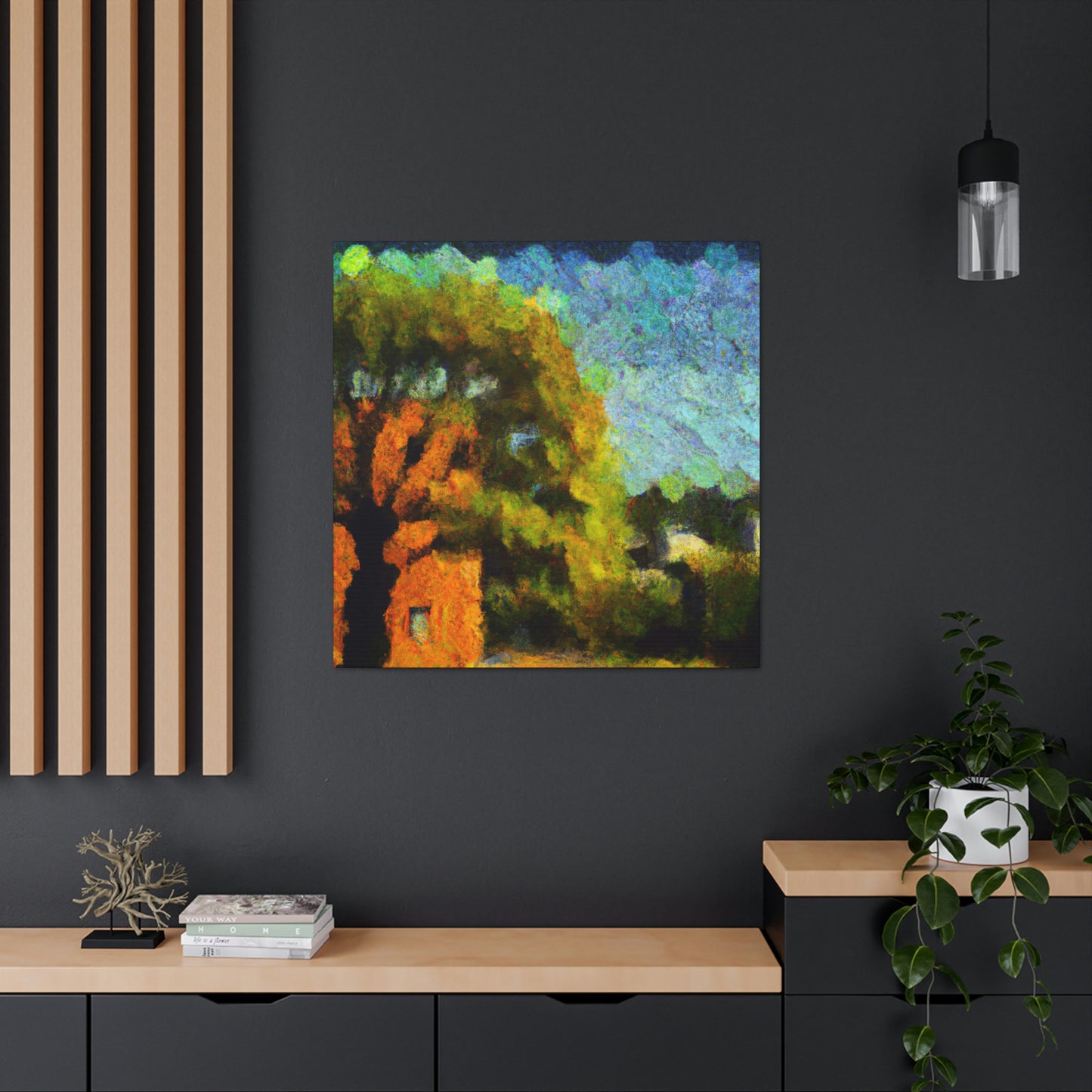 Oak Tree Splendor. - Canvas