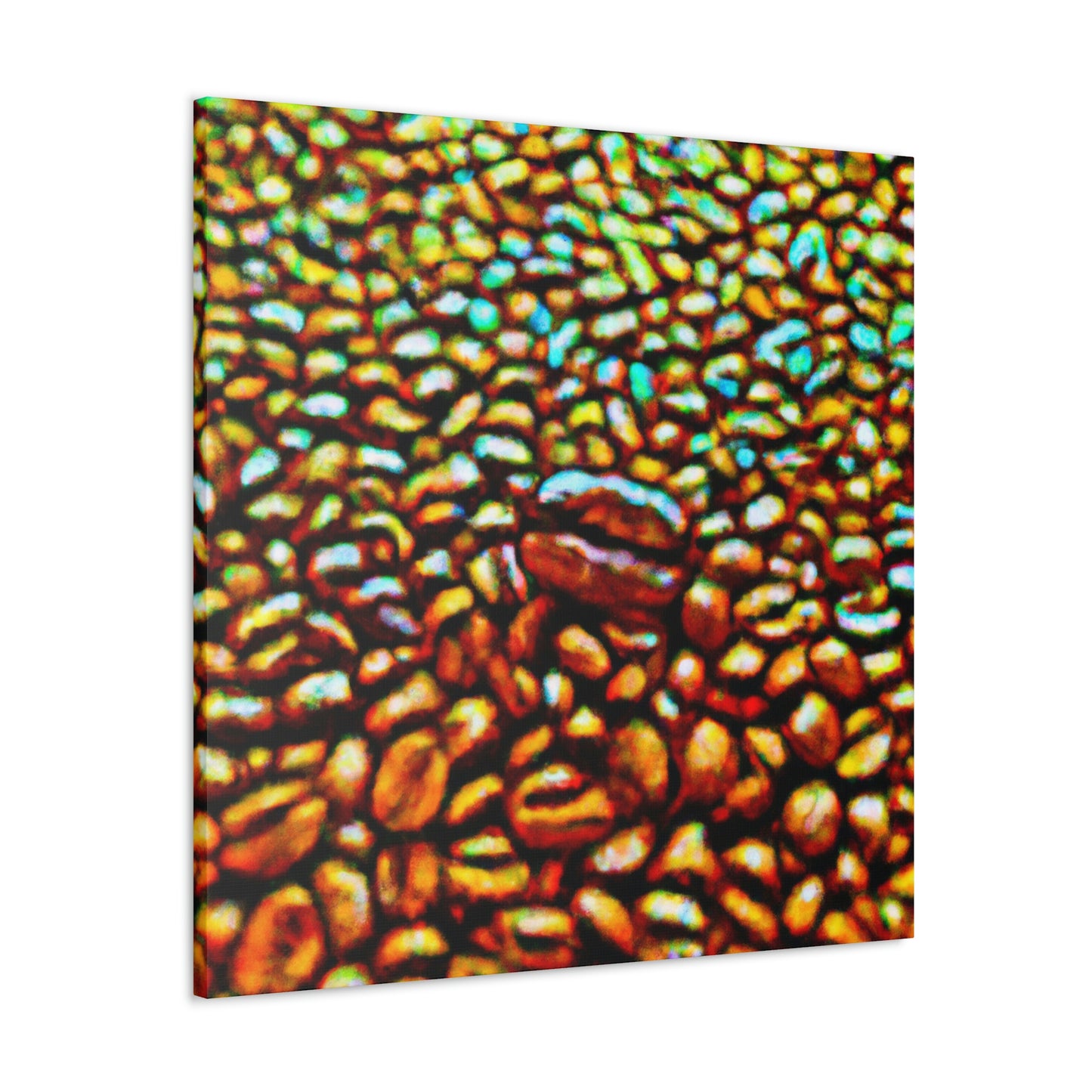 Coffee in Pointillism - Canvas