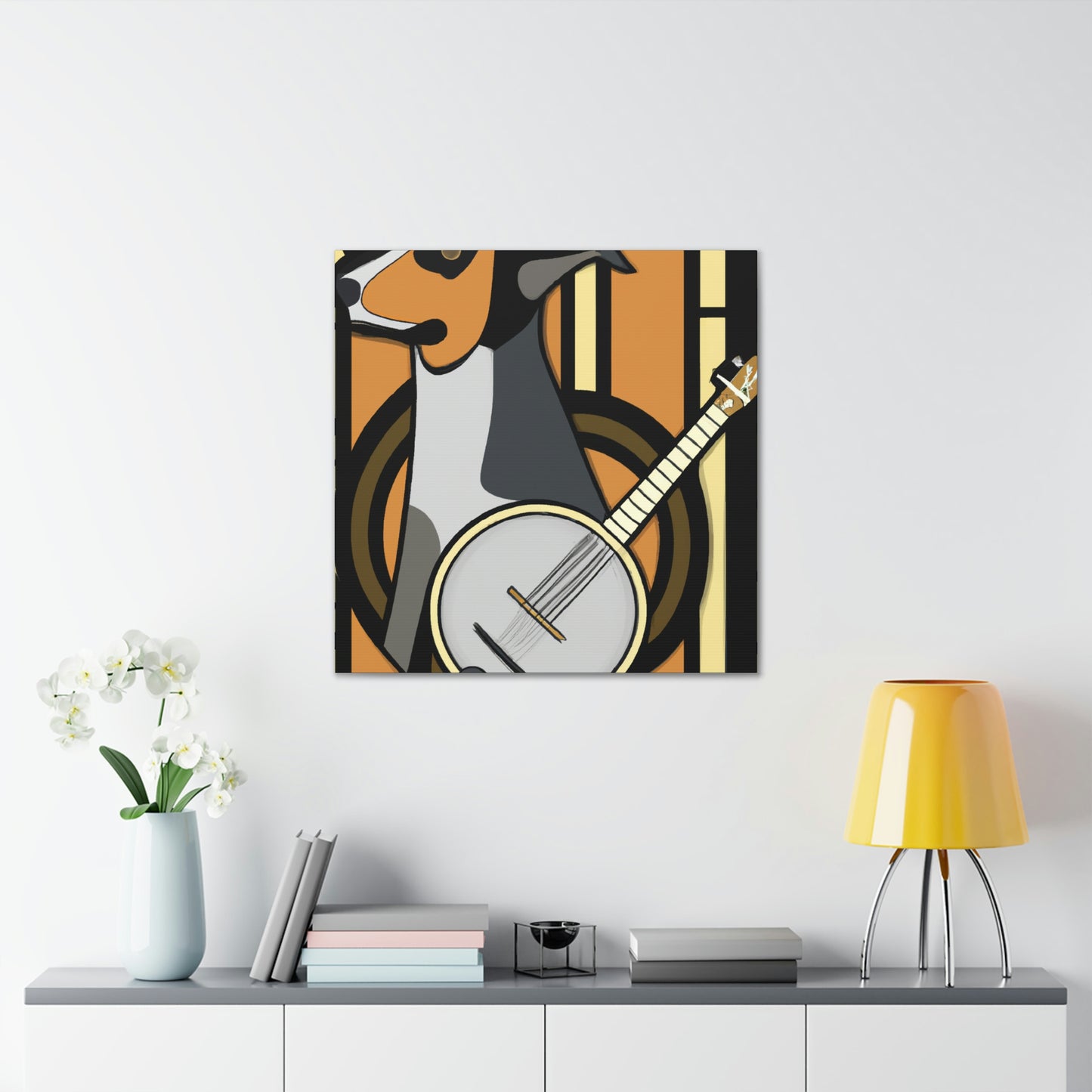 "Banjo of Swingtime" - Canvas