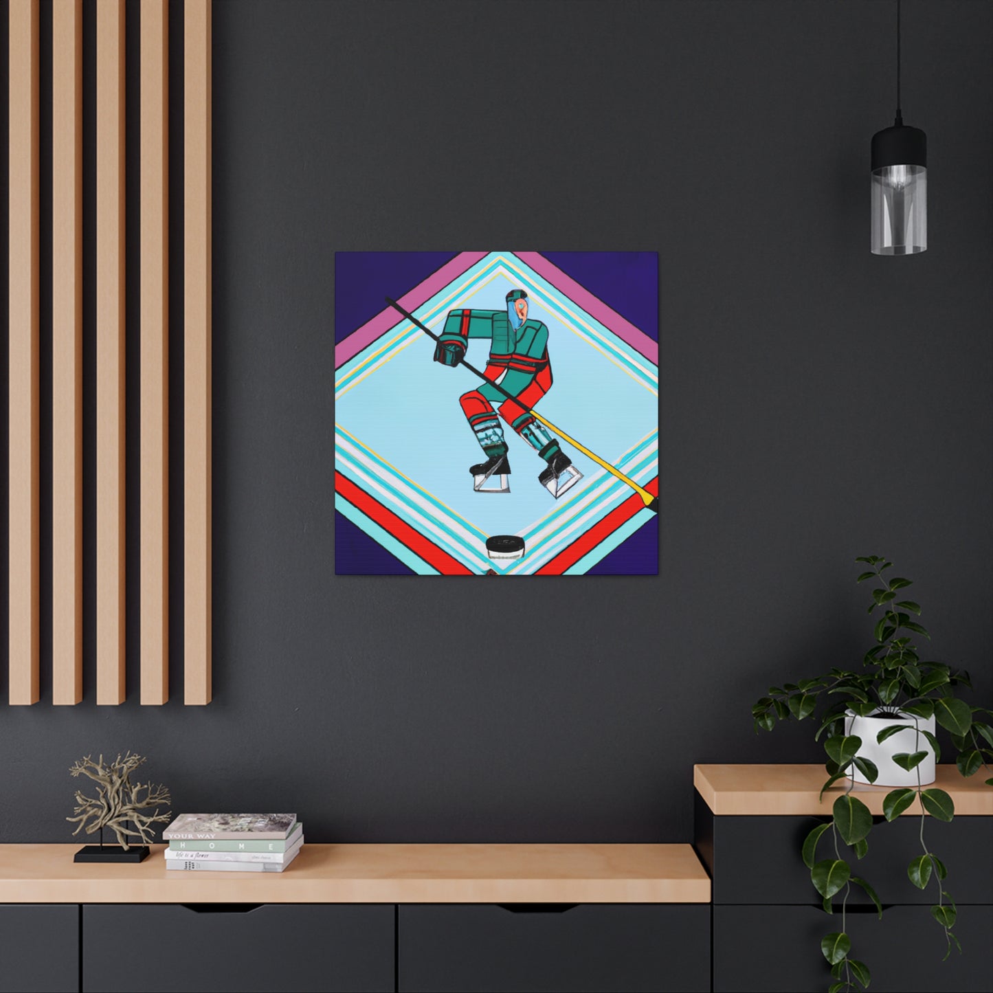 "Ice on Skates Glide" - Canvas