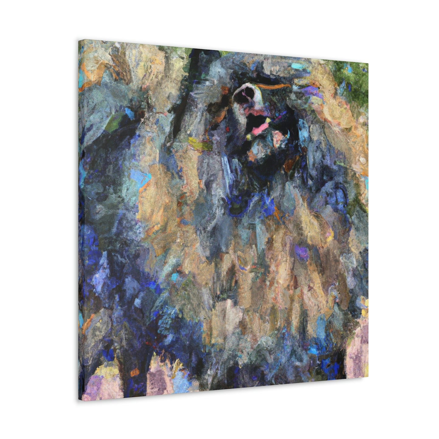 "Fur of a Keeshond" - Canvas