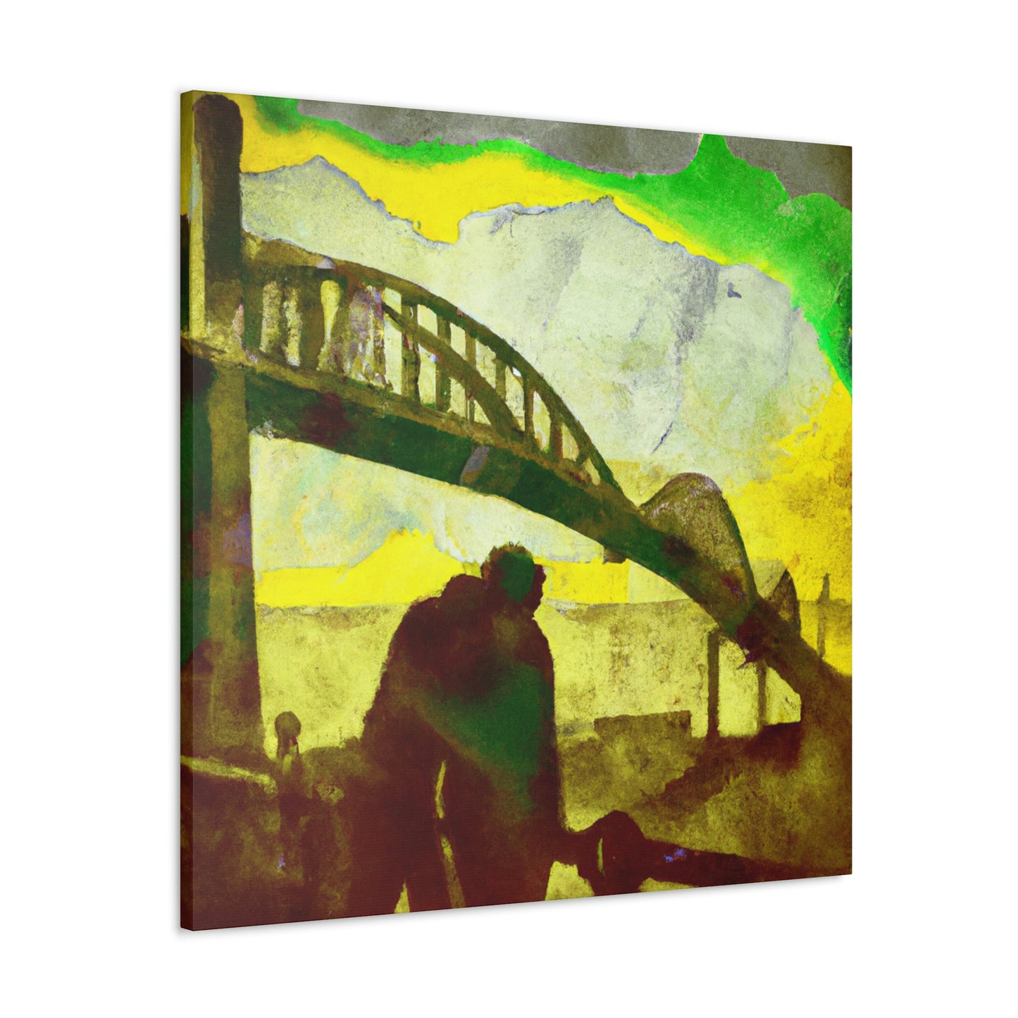 Love Bridge in Bloom - Canvas