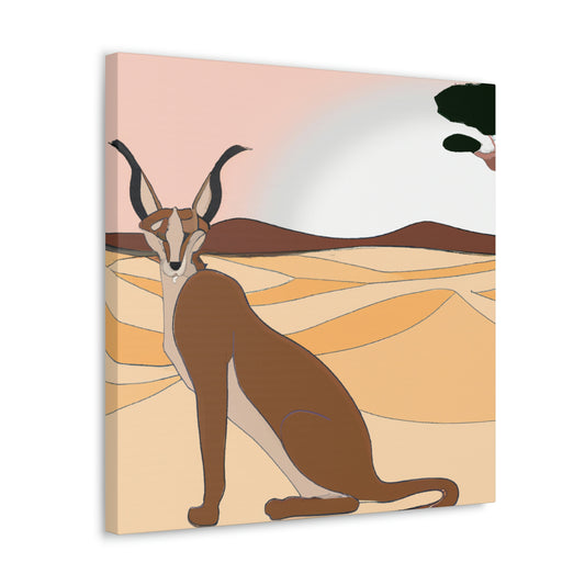 Caracal's Classic Charm - Canvas