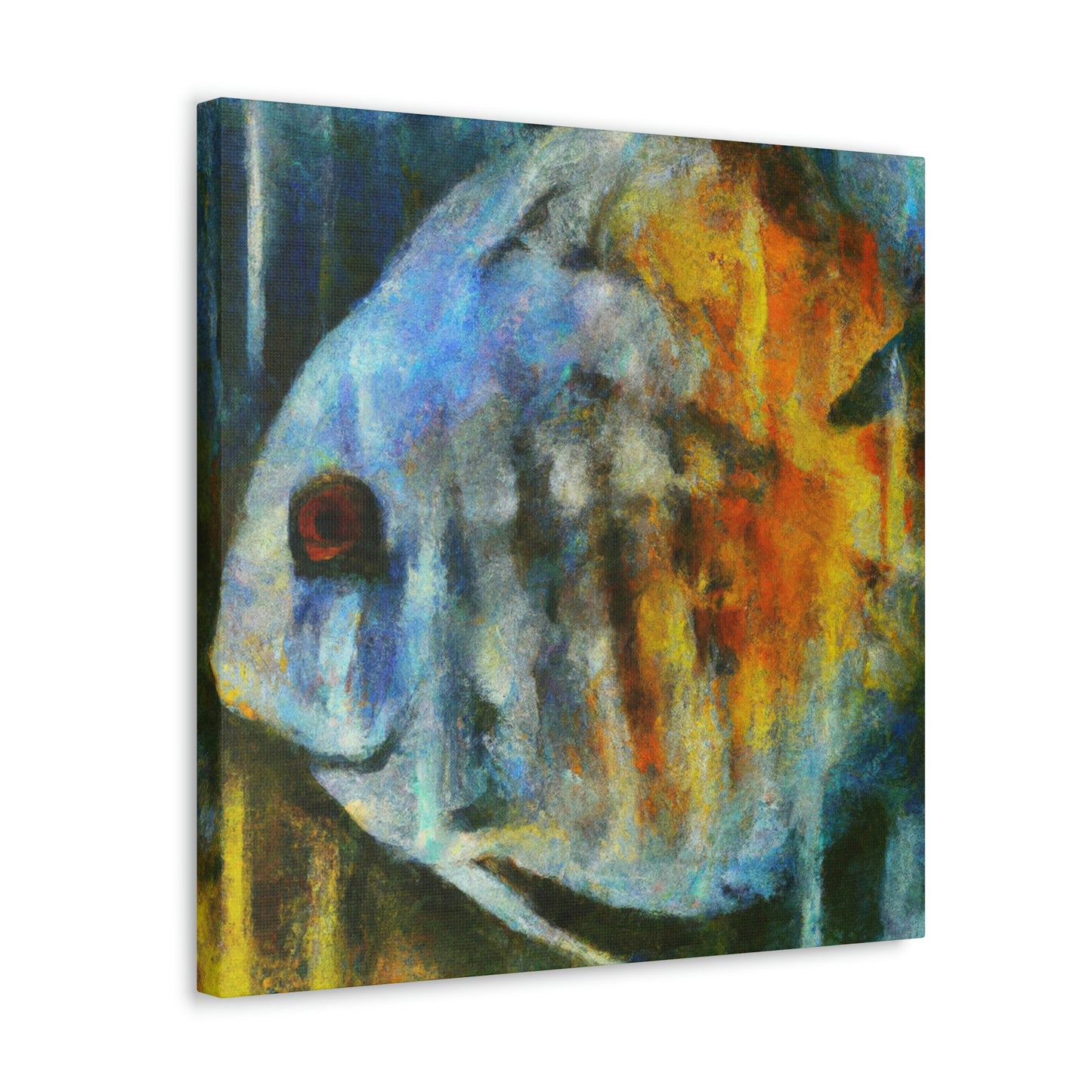 Discus Through Expressionism - Canvas