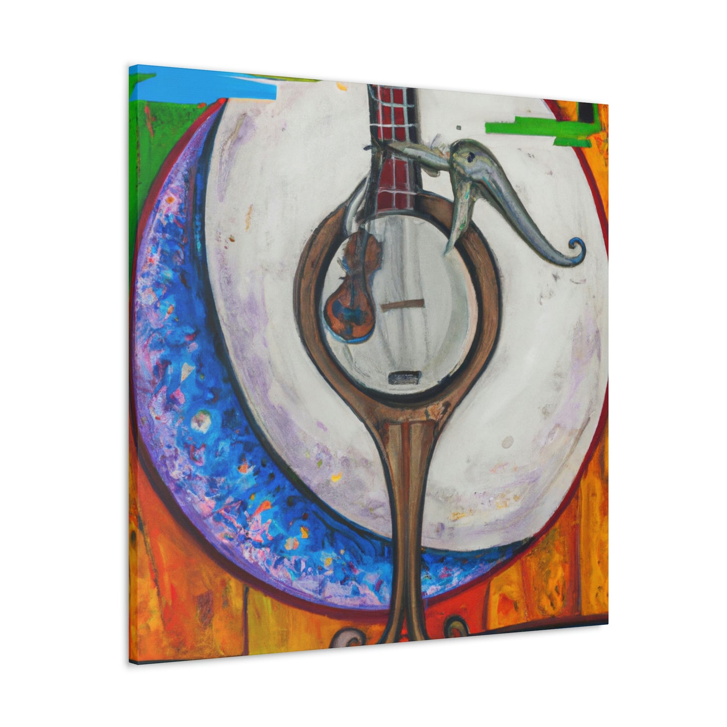 Banjo in Surrealism - Canvas