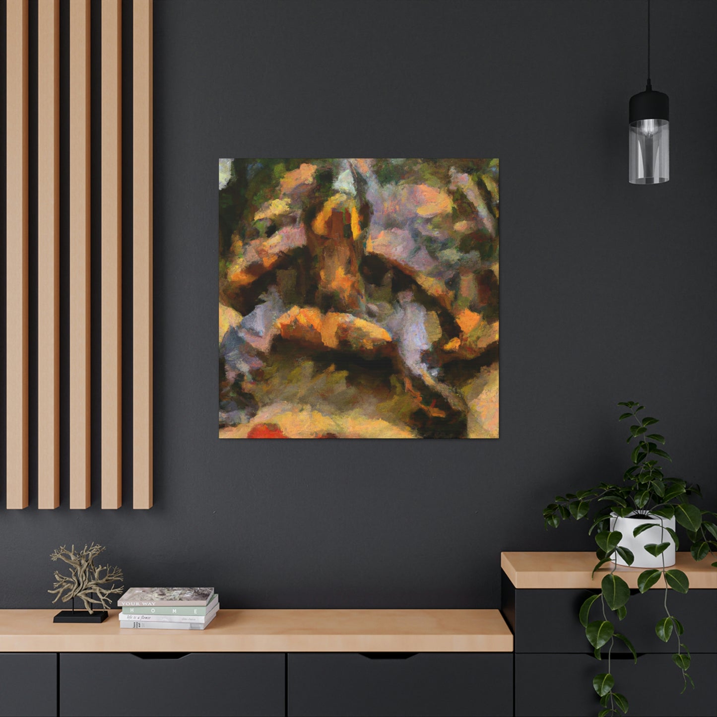 "Box Turtle Contemplation" - Canvas