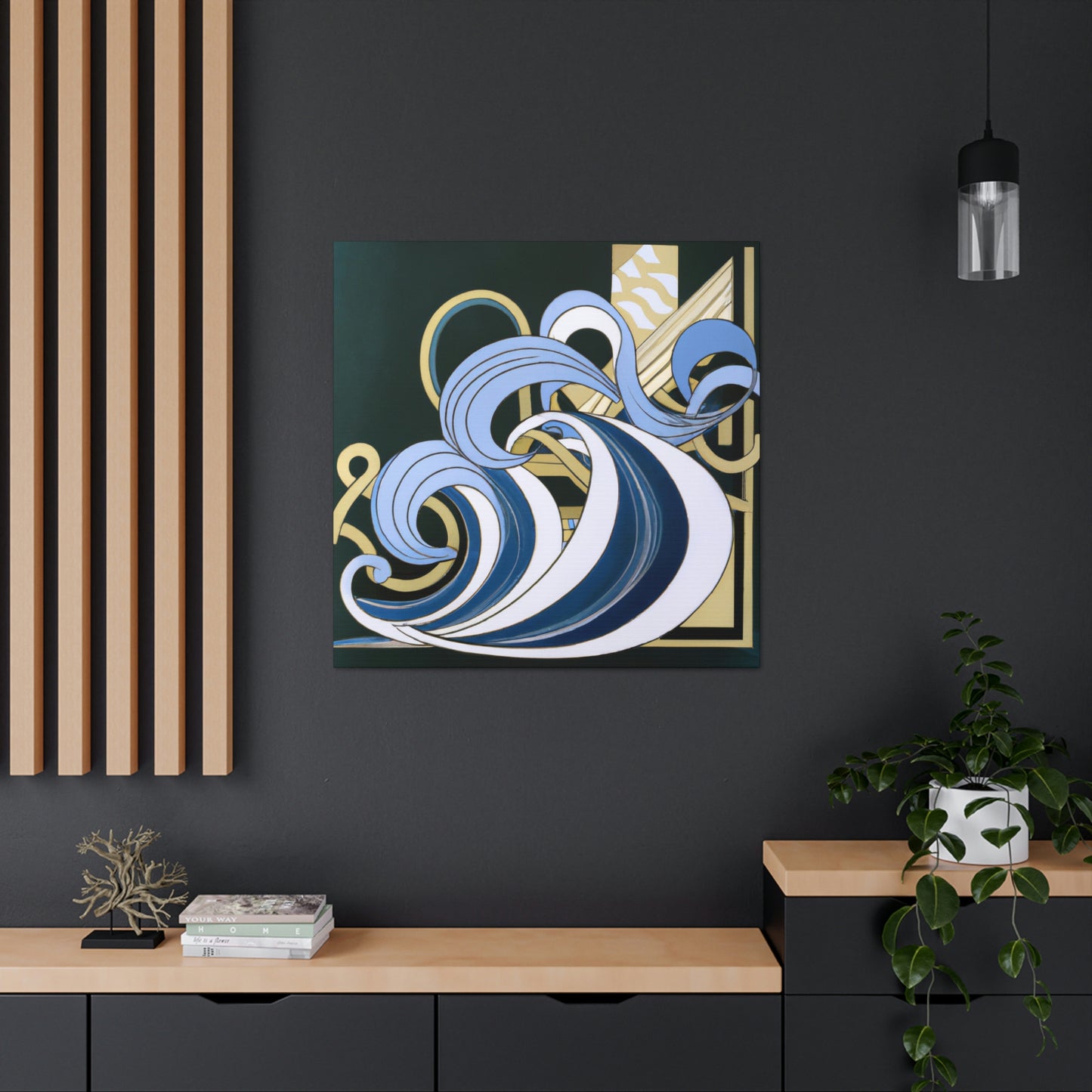 "Oceans of Art Deco" - Canvas