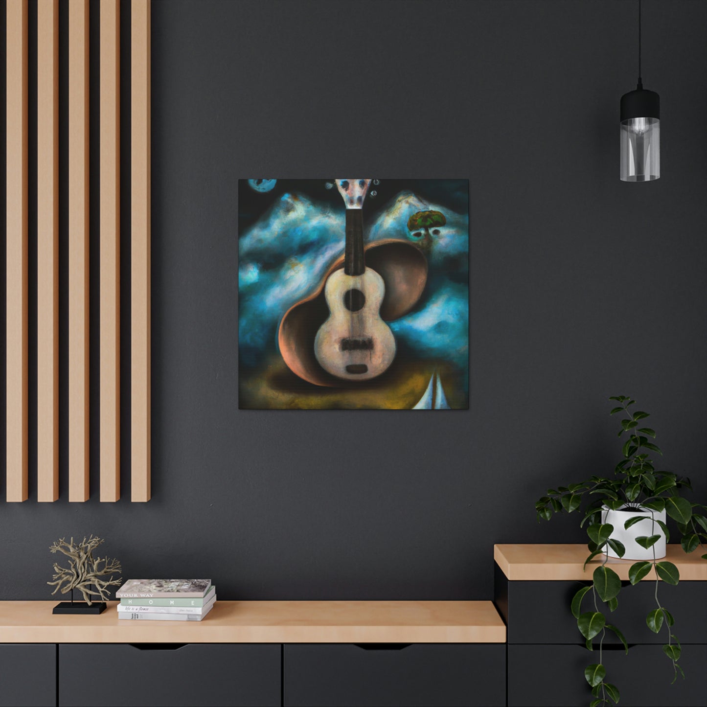 "Ukelele and Dreamscapes" - Canvas