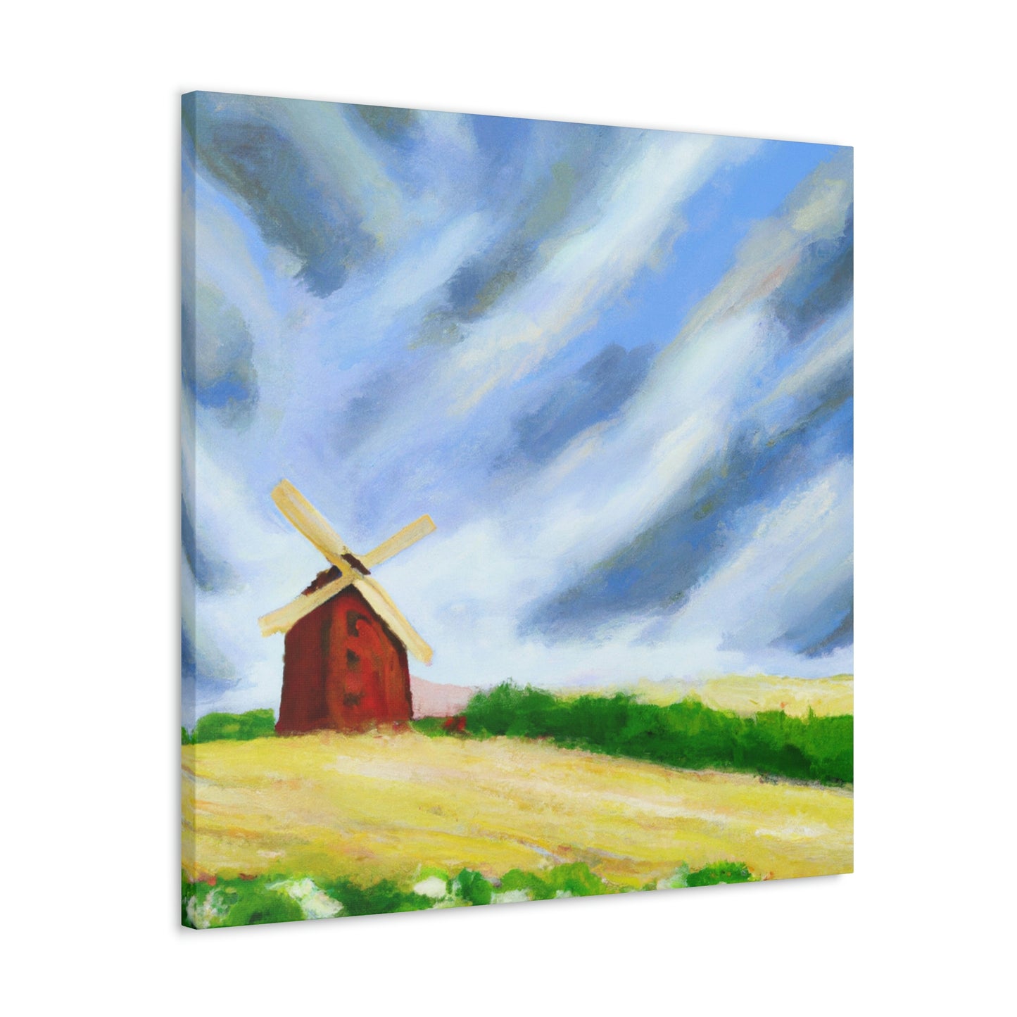 Windmill Through Time - Canvas