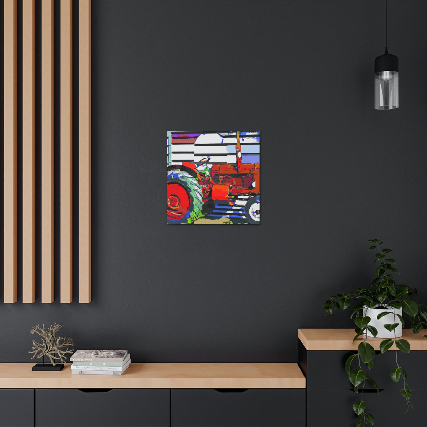 "Tractor of the Fields" - Canvas