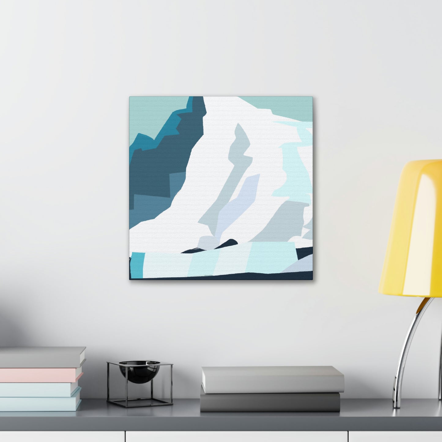 Glacial Minimalism Art - Canvas