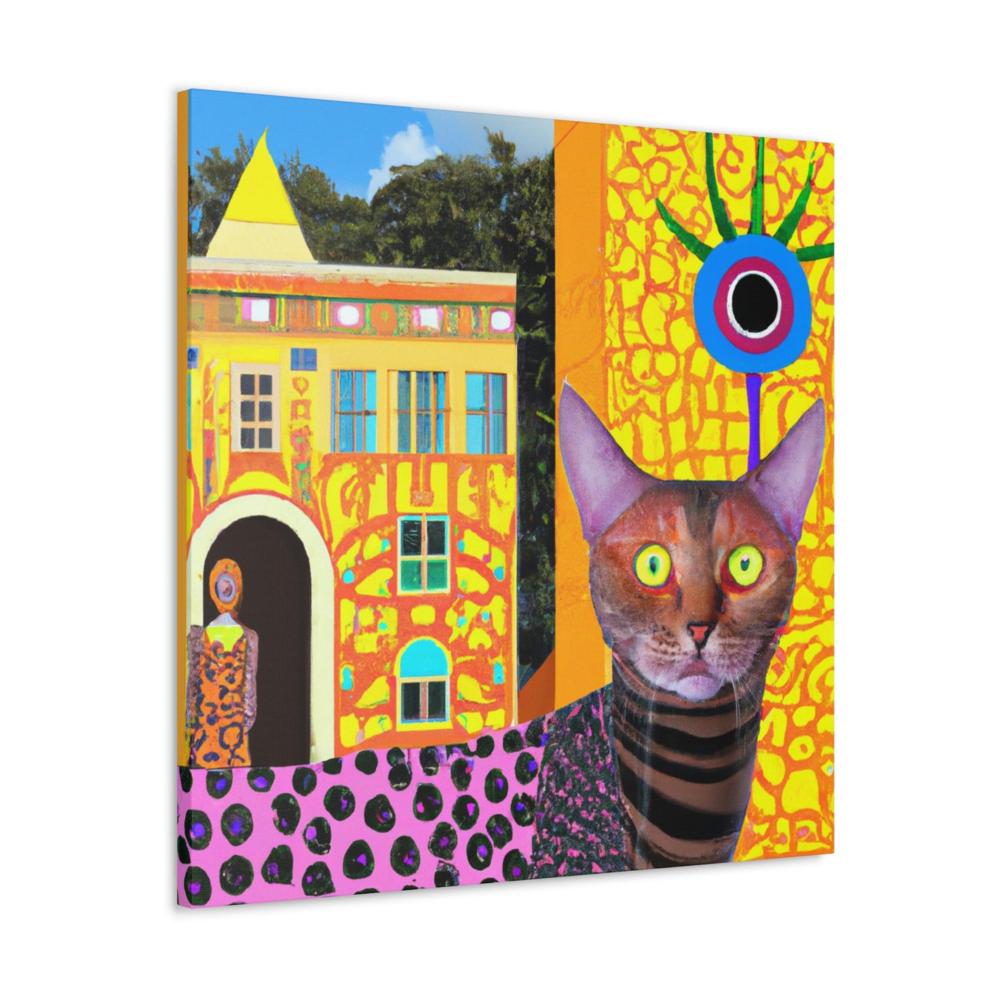 Gilded Abyssinian Monarch - Canvas