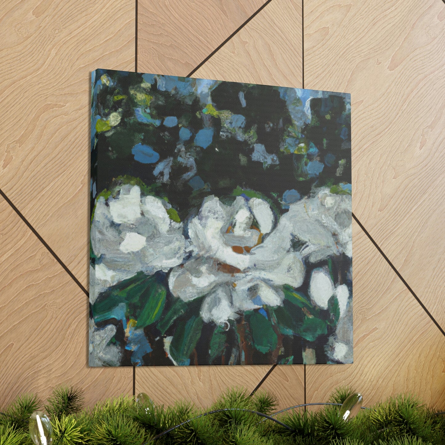 "Gardenia Abstraction Dreaming" - Canvas