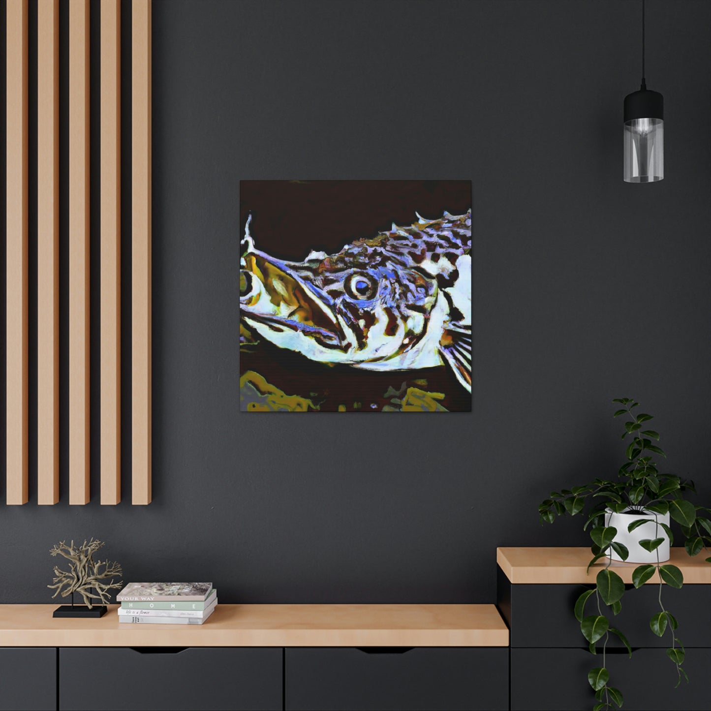 "Corydoras Catfish Abstract" - Canvas