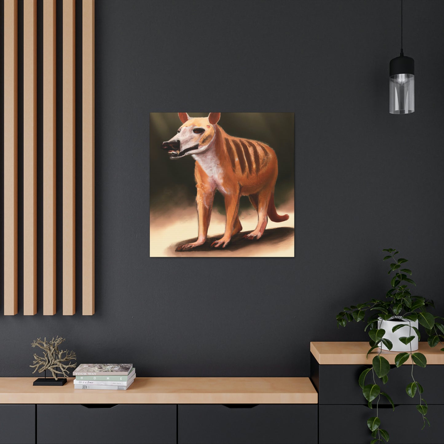 "The Tasmanian Tiger Awakens" - Canvas