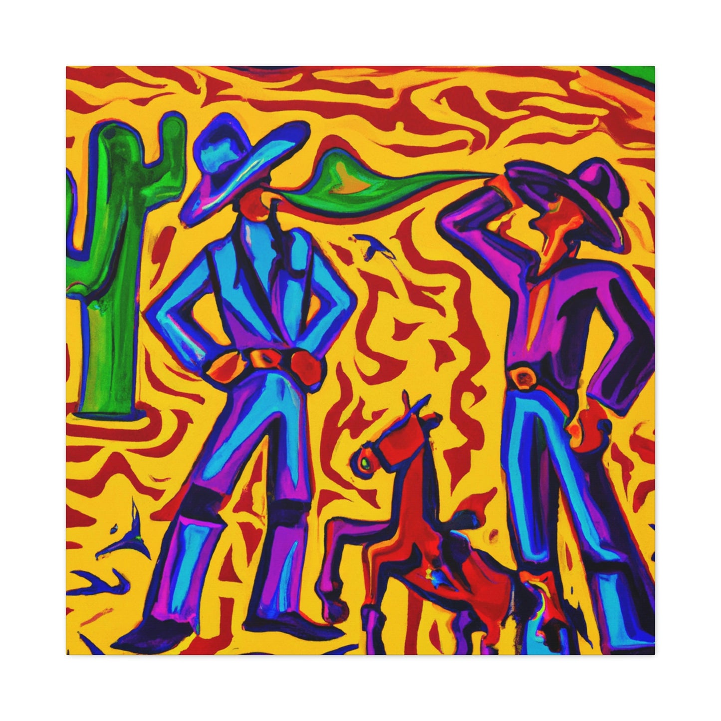 "Branding Iron Fauvism" - Canvas