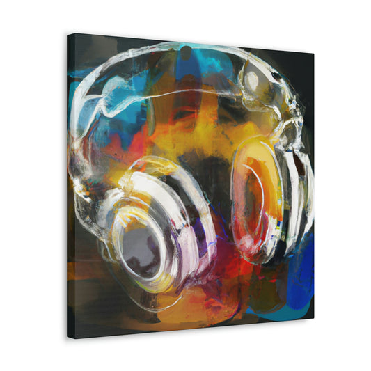 "Headphone Music Dreaming" - Canvas