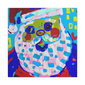 Santa in Christmas Glow - Canvas