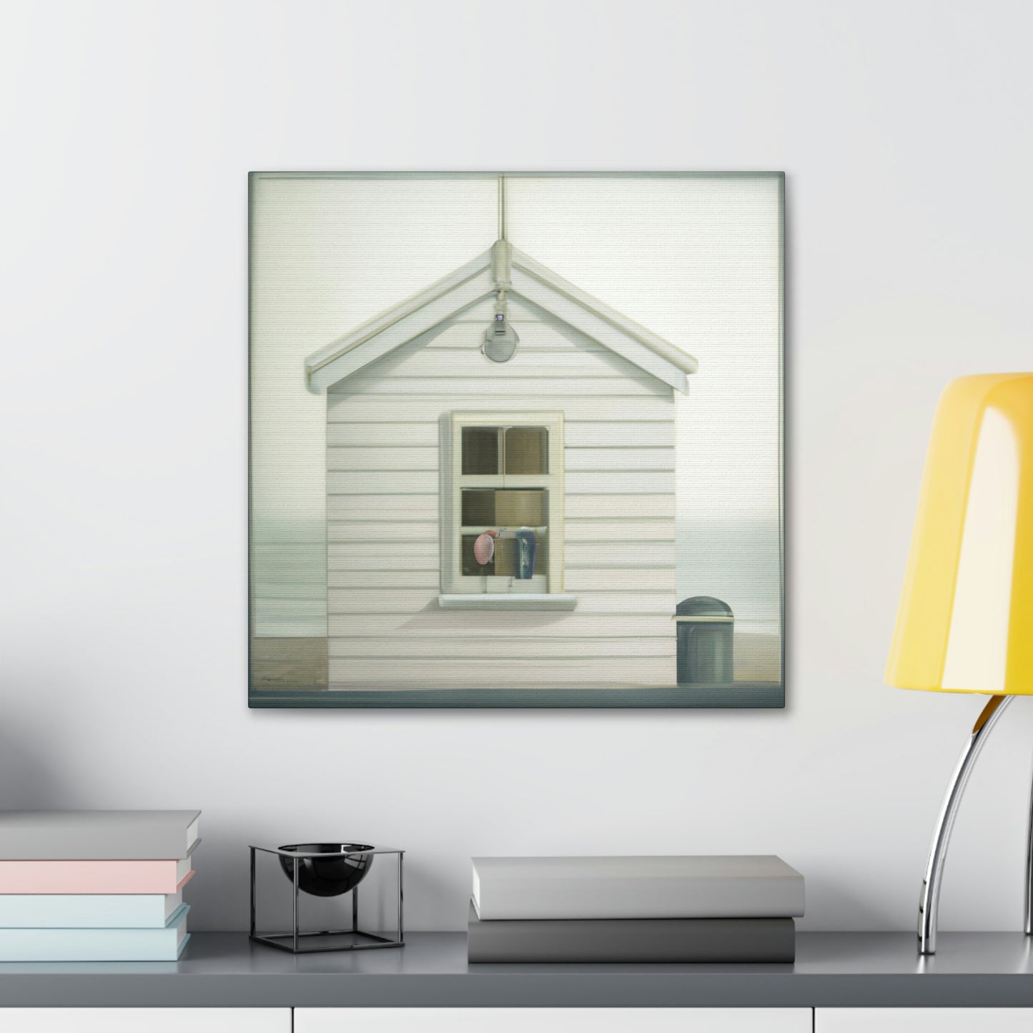 "Beach Hut Splendor" - Canvas