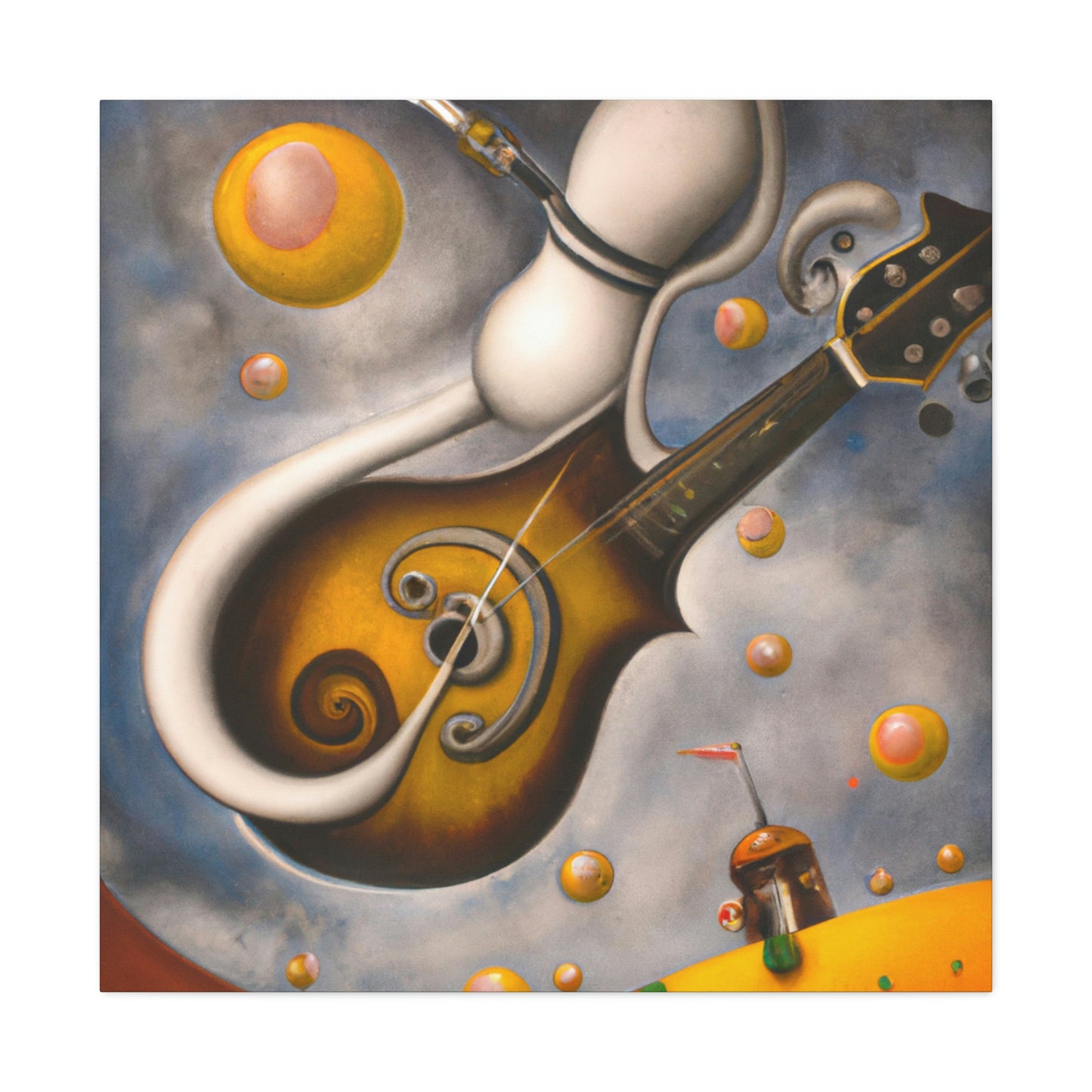 Mandolin in Surreality. - Canvas