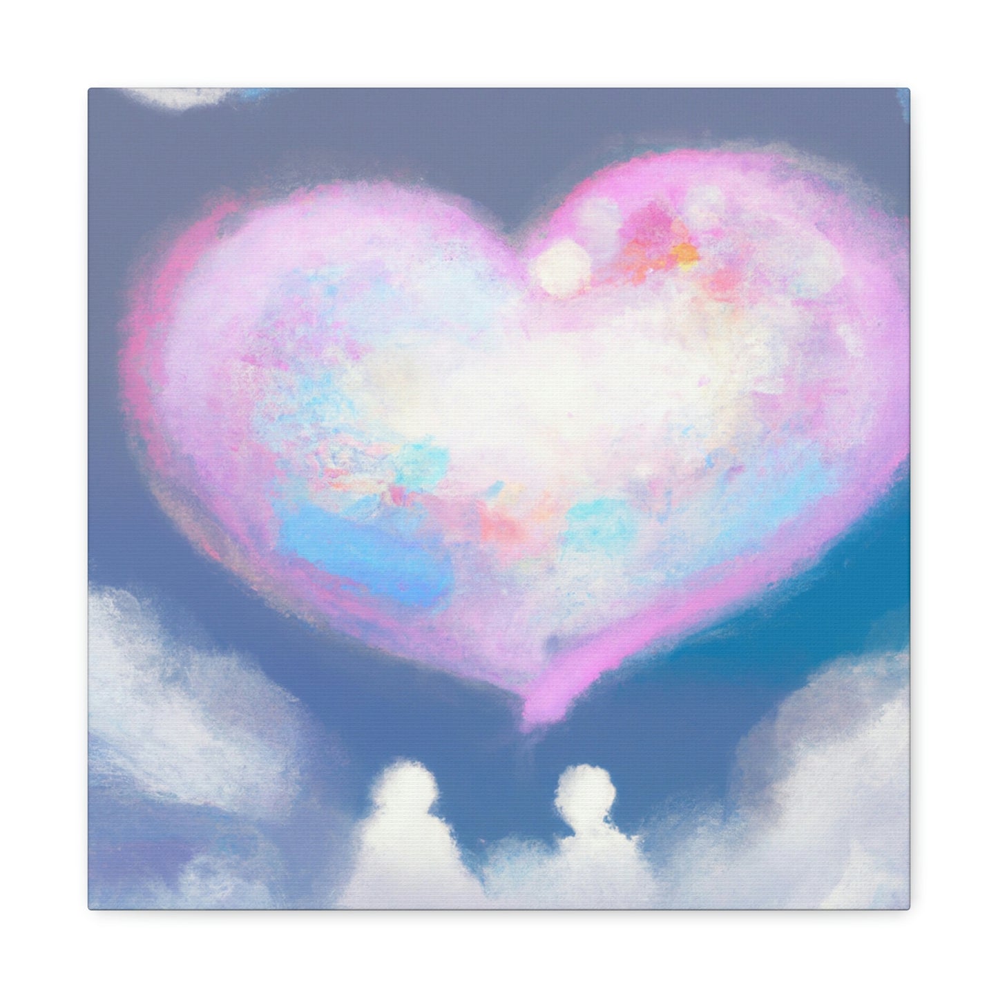 Hearts in Heaven's Clouds - Canvas