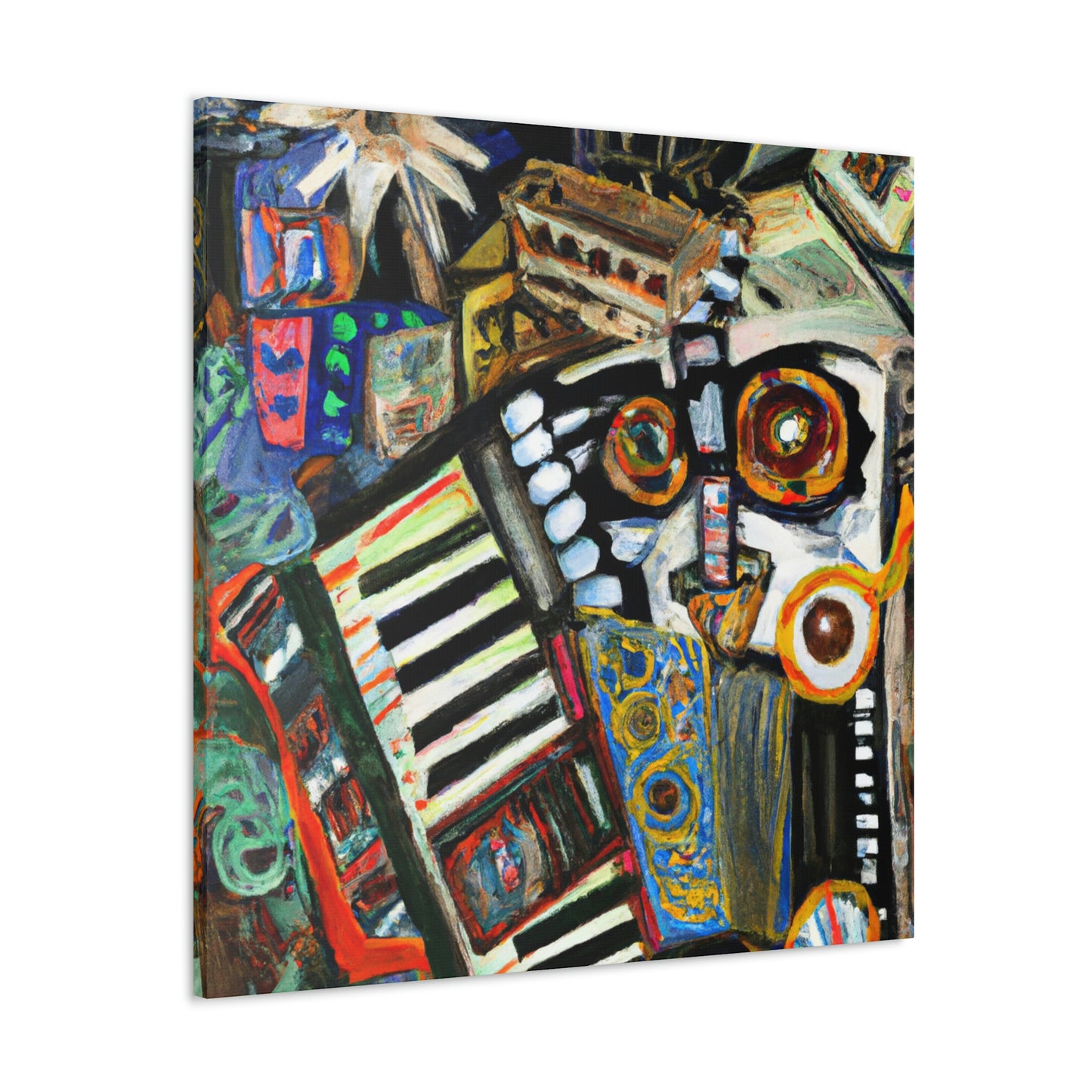 Accordion in Abstraction - Canvas