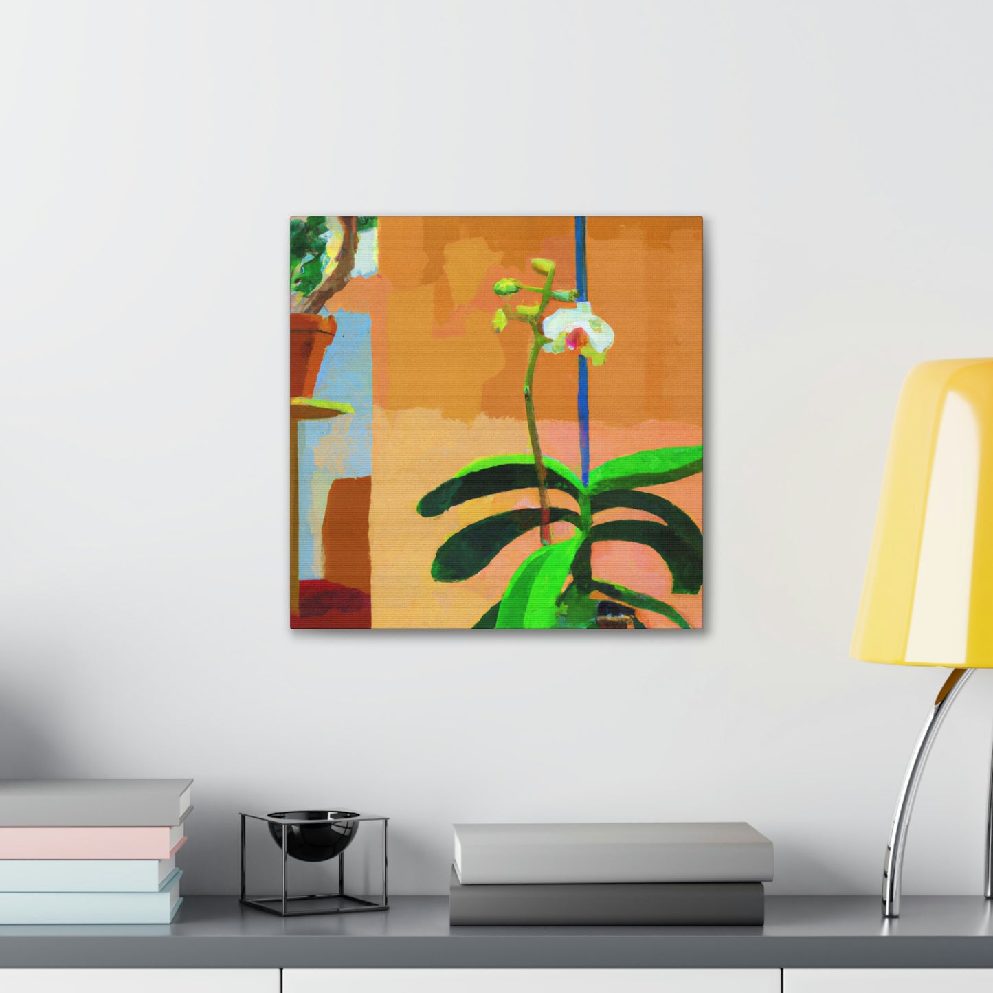 "Orchid in Abstraction" - Canvas